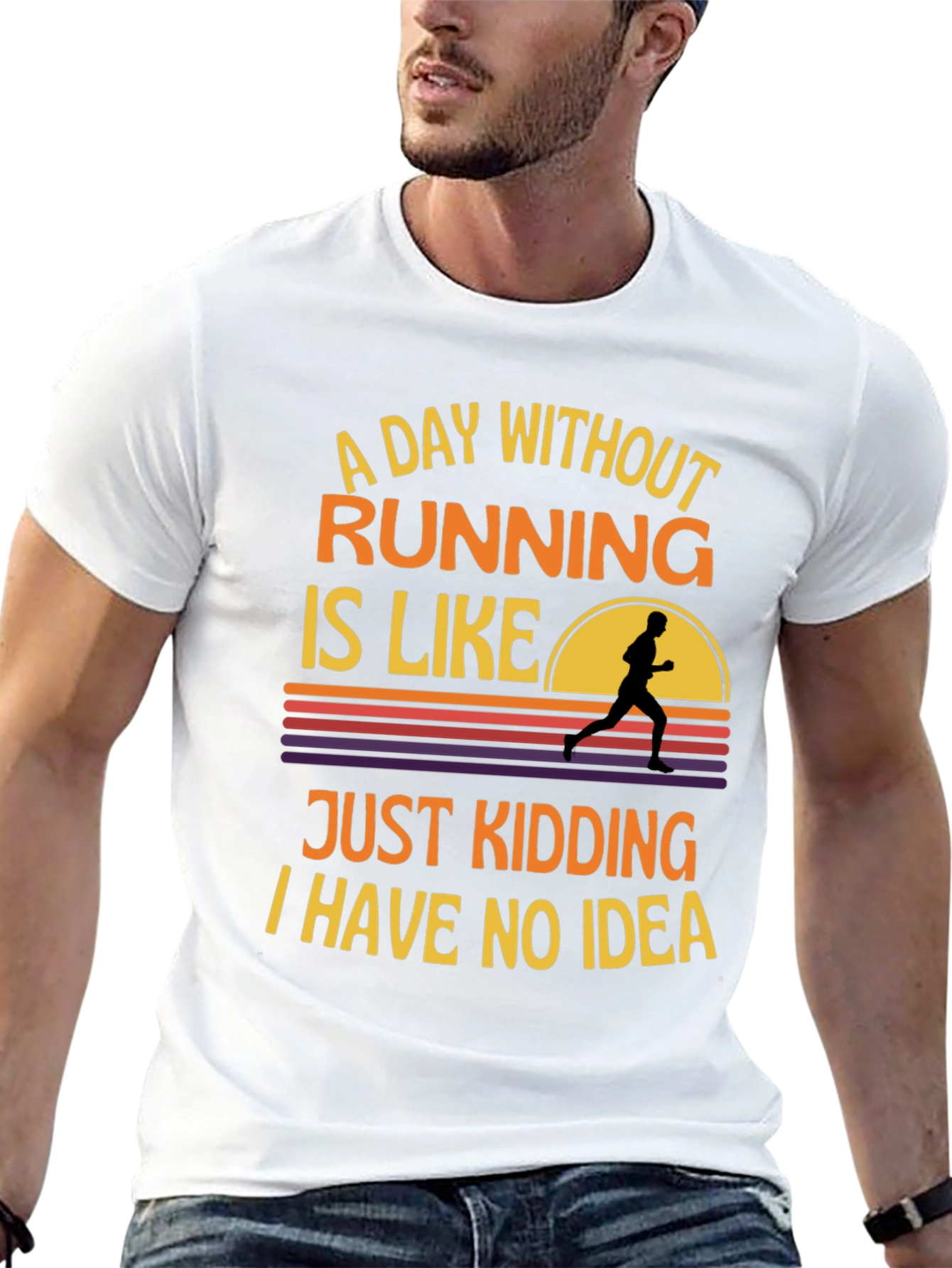 Funny Running T-Shirt - A Day Without Running