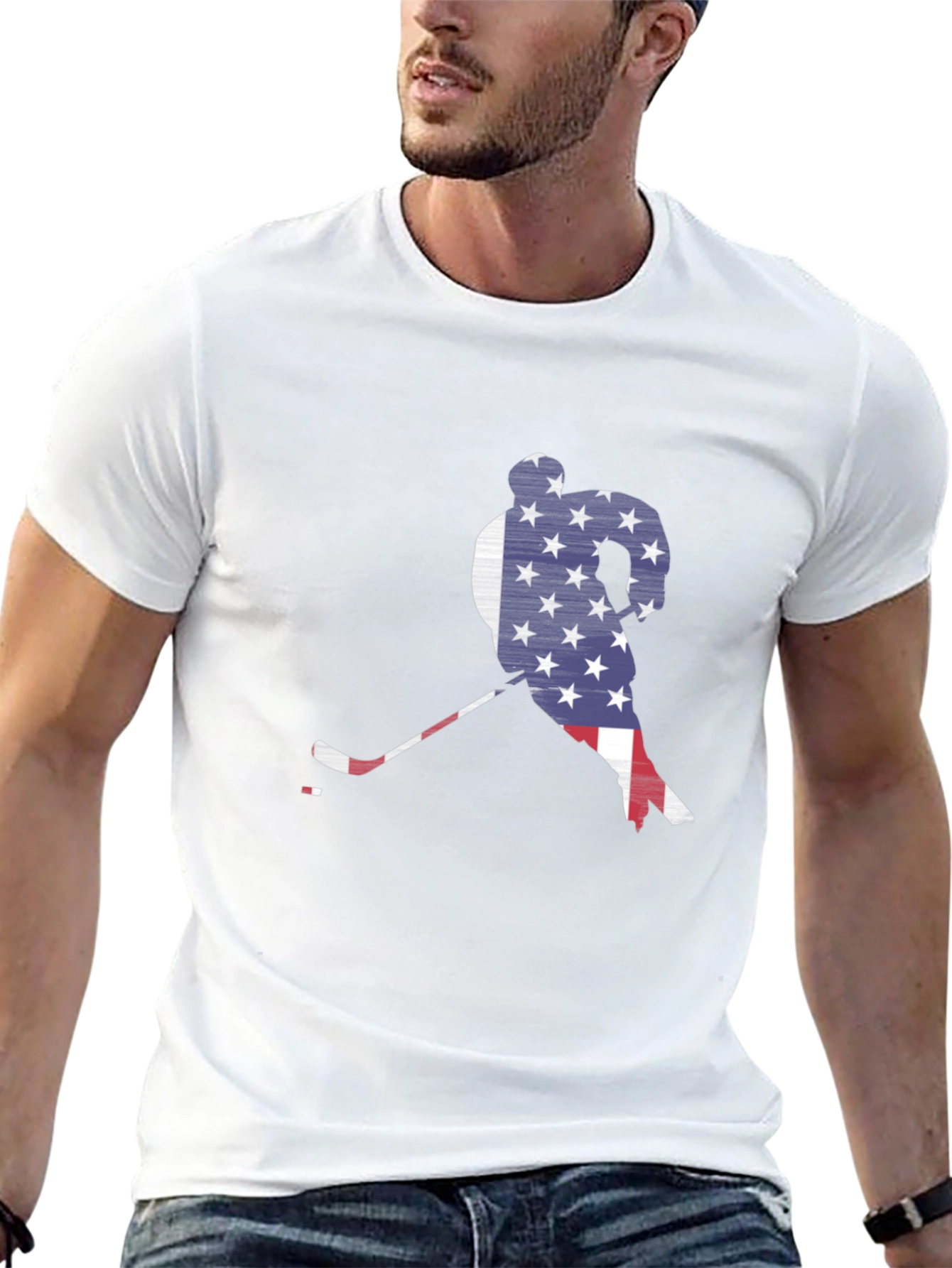 USA Hockey T-Shirt - Patriotic Design