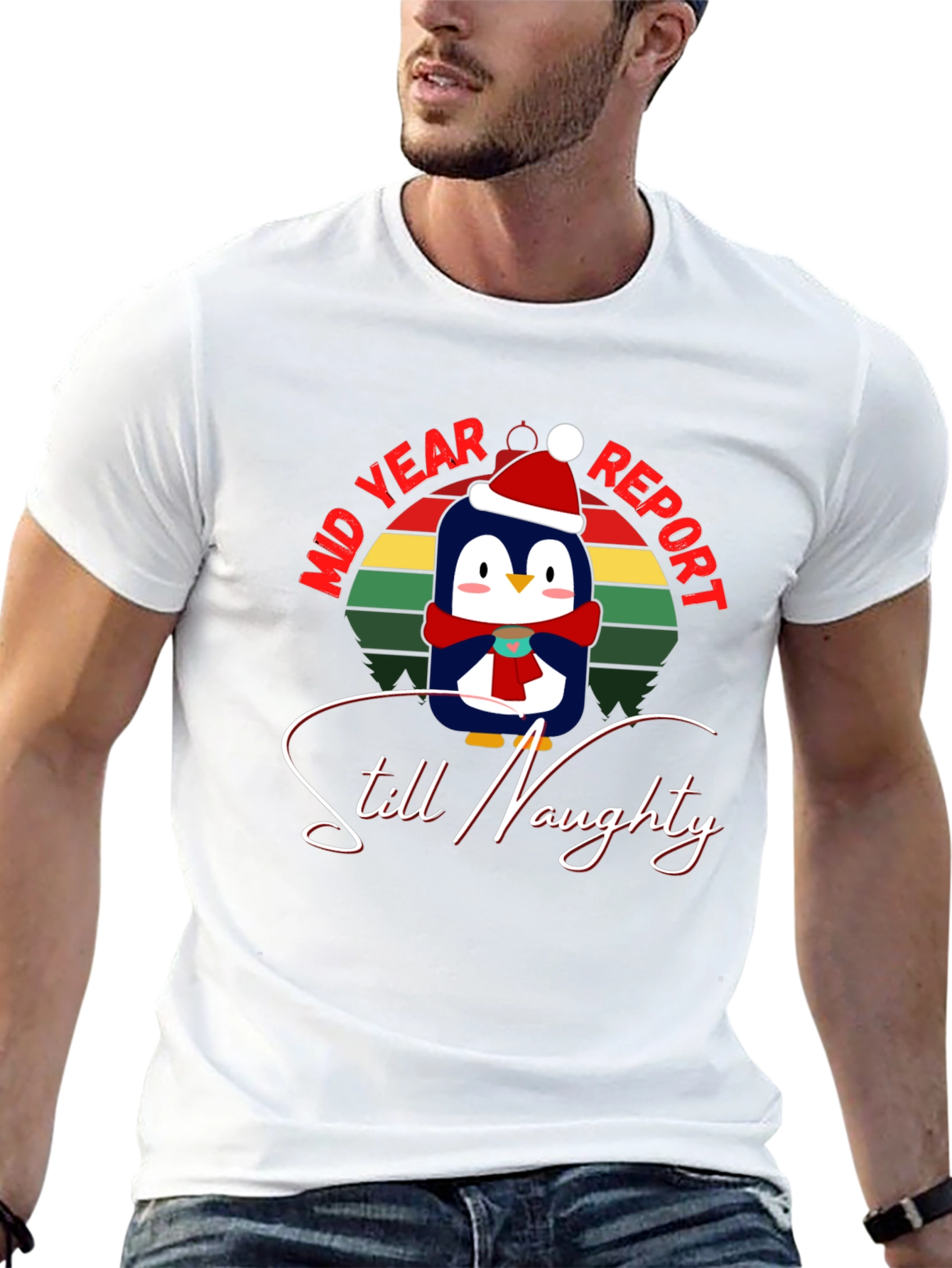 Mid Year Report Still Naughty Penguin T-Shirt