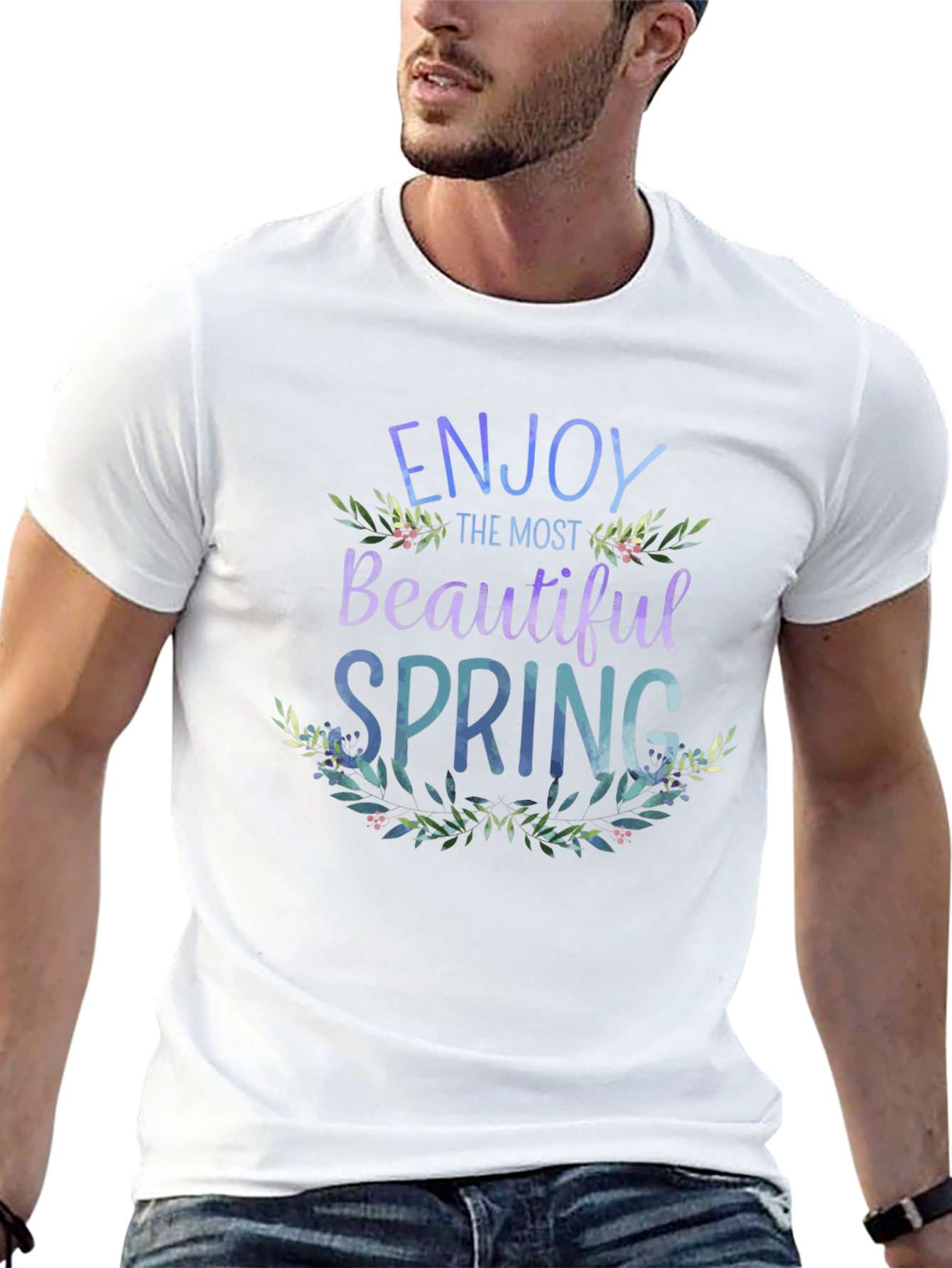Enjoy the Most Beautiful Spring Graphic Tee