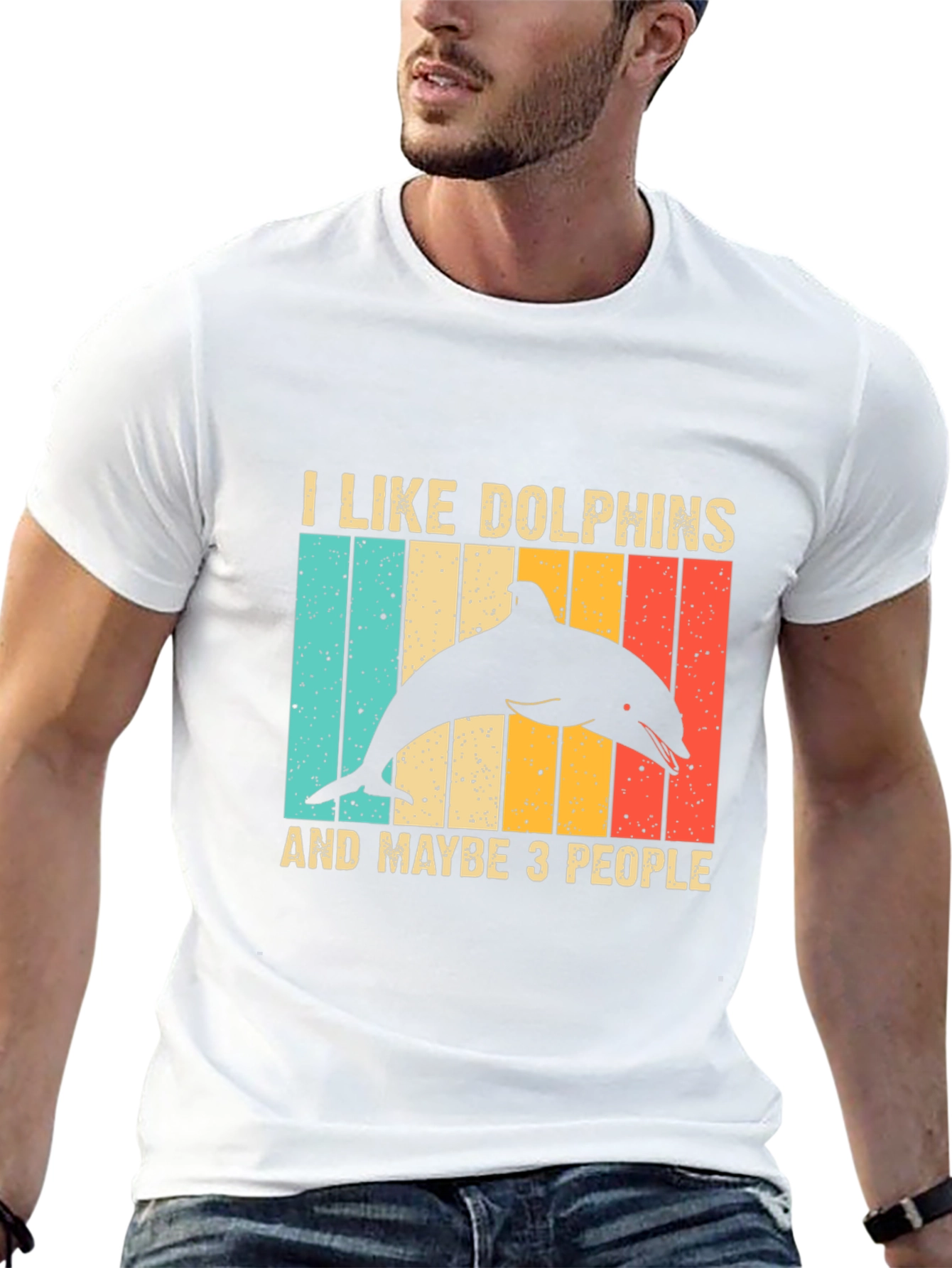 I Like Dolphins and Maybe 3 People T-Shirt