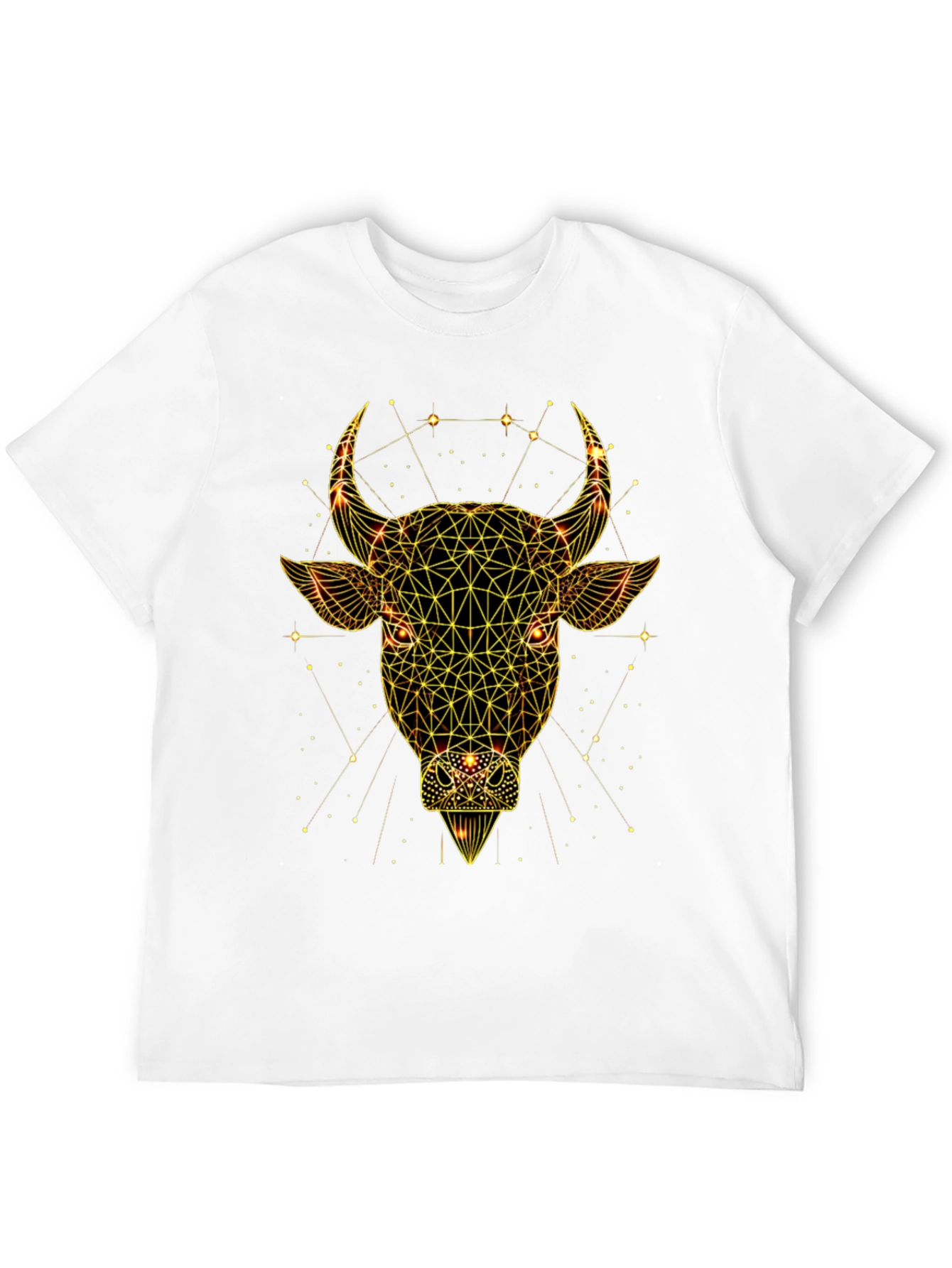 Geometric Bull Graphic Tee