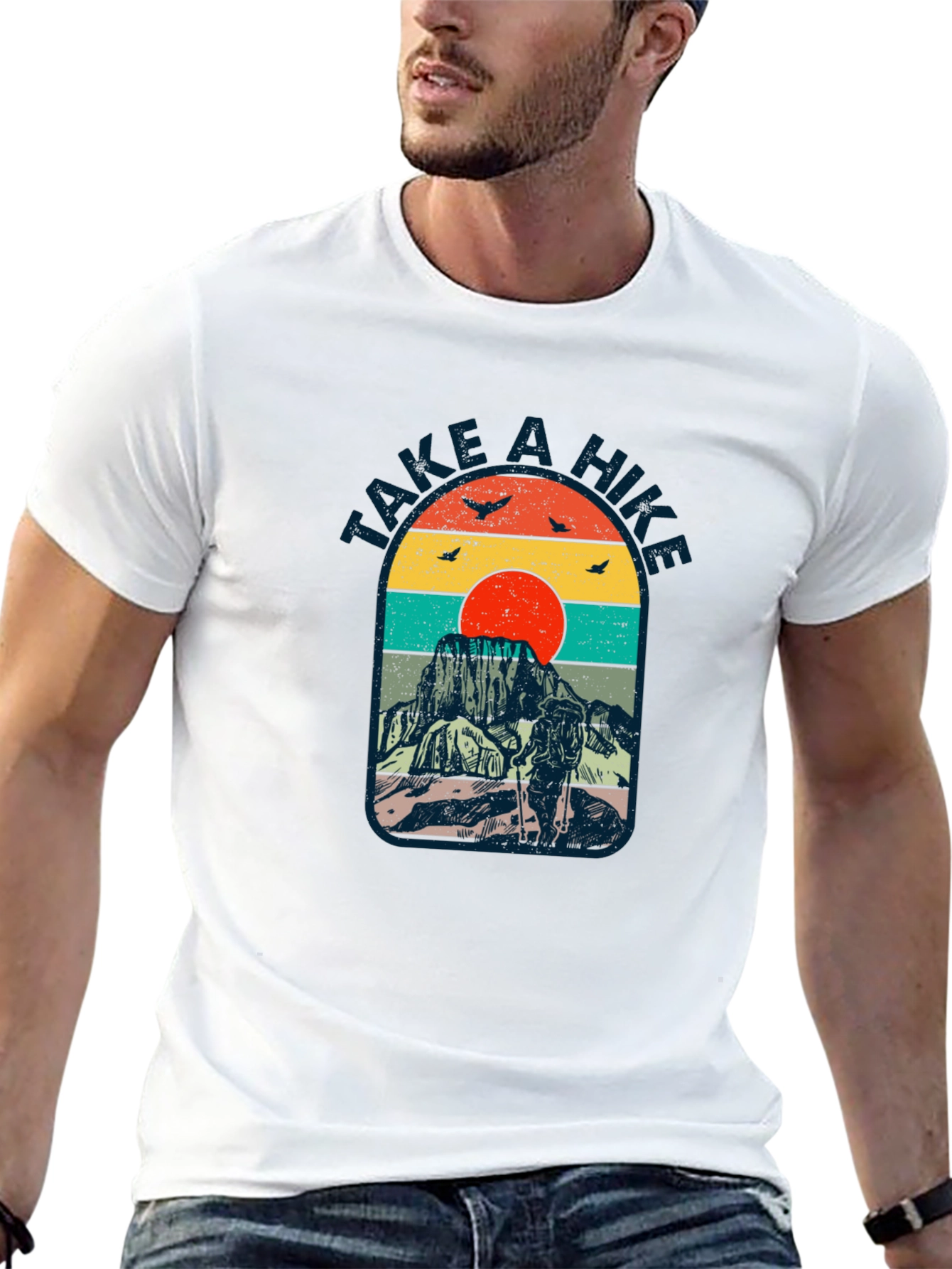 Retro Take a Hike Graphic T-Shirt