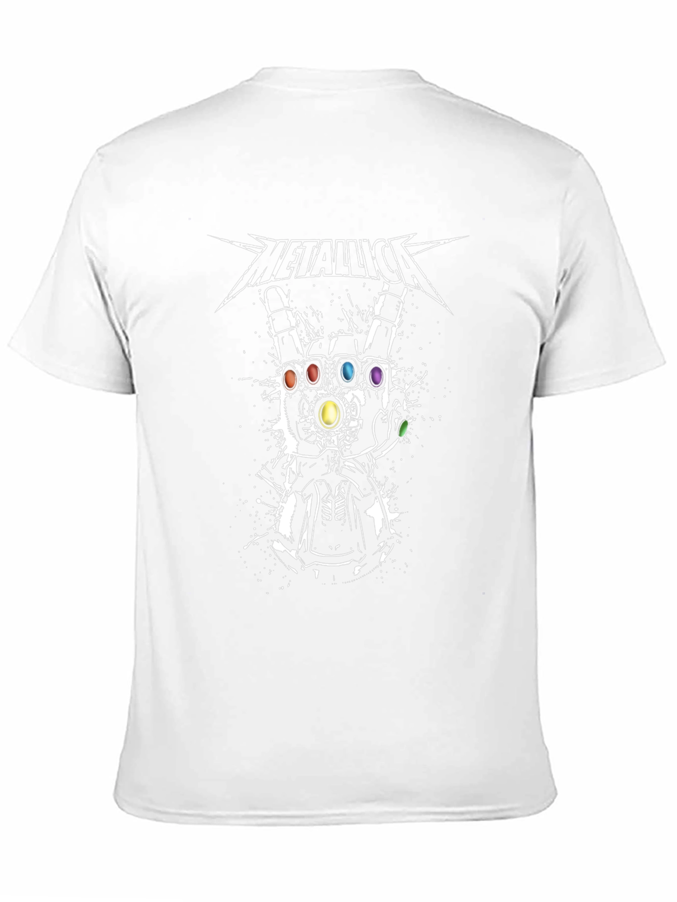 Metallica Infinity Gauntlet Black T-Shirt