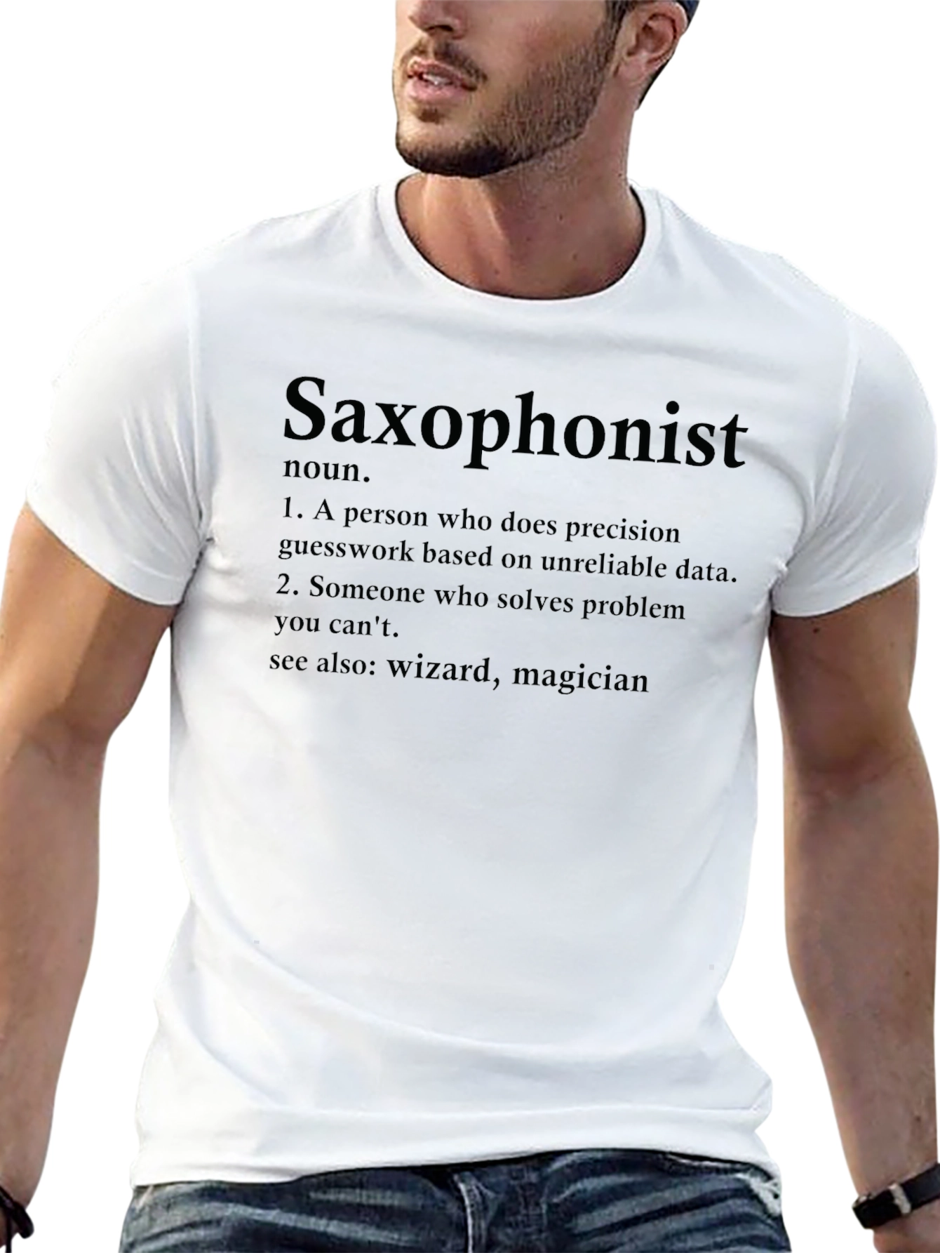 Saxophonist Definition T-Shirt Music Lover Gift