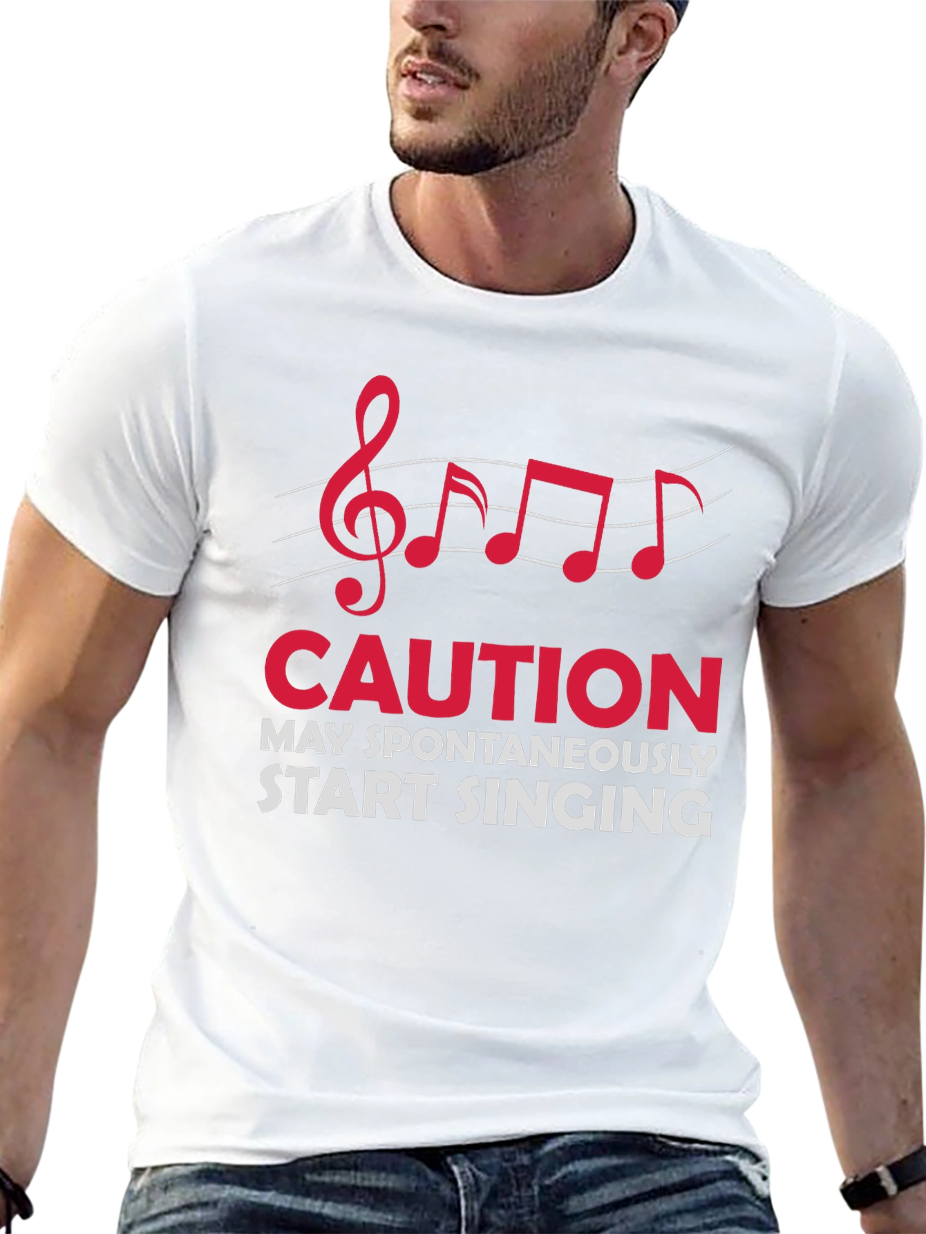 Caution May Spontaneously Start Singing T-Shirt