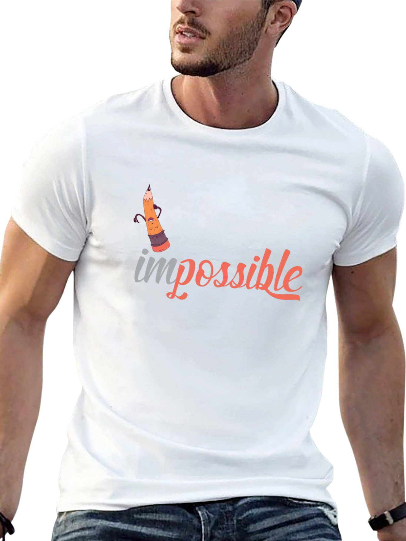 Impossible Graphic Tee - Black T-Shirt