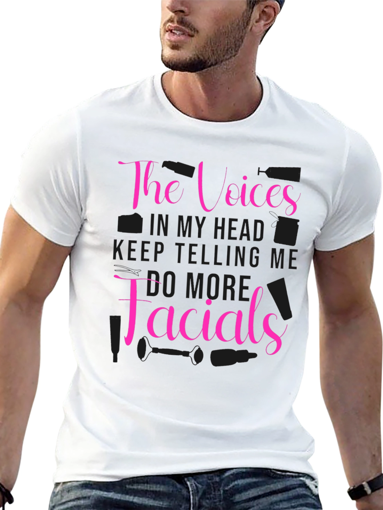 The Voices Facials Black T-Shirt
