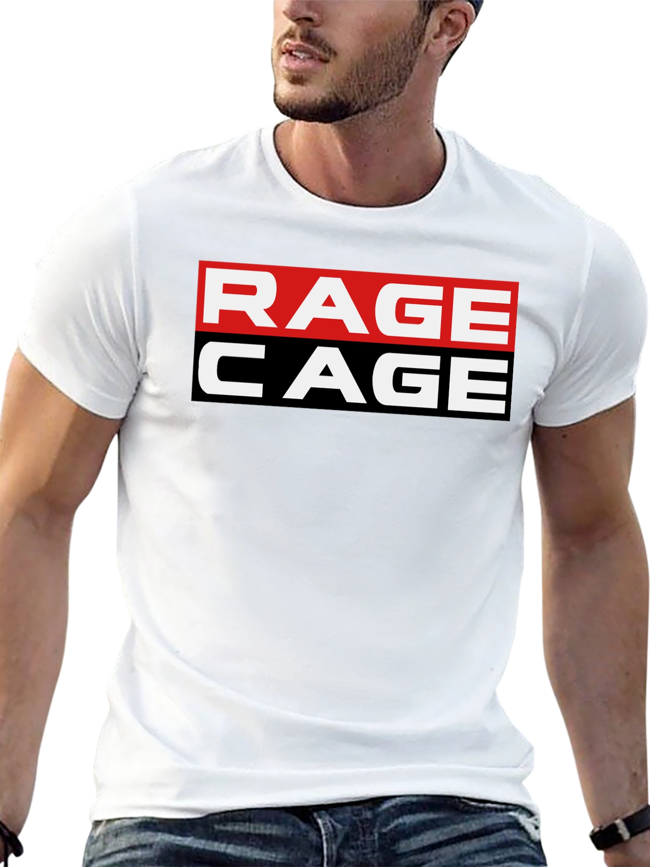 Rage Cage Graphic Tee - Black