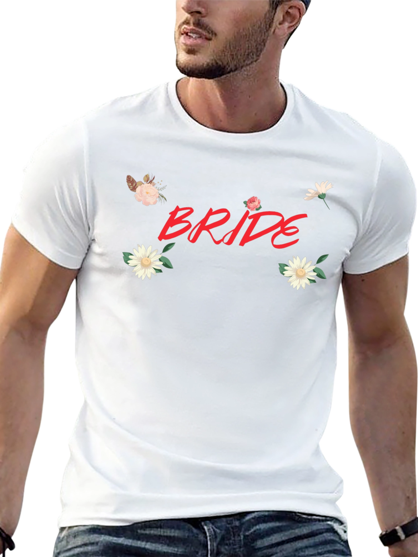 Bride T-Shirt - Floral Design