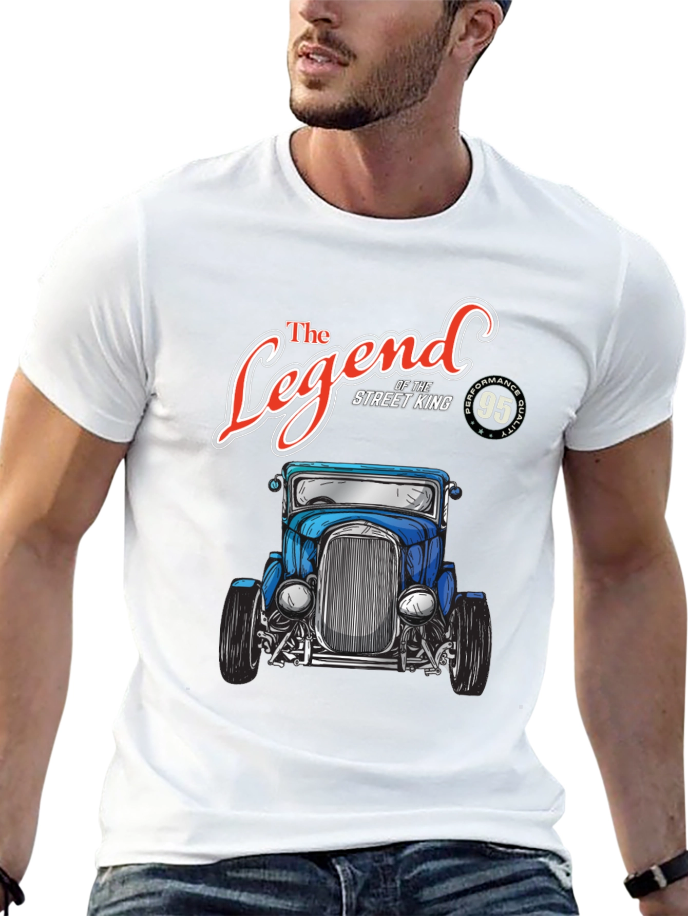 Legend Street King Car Graphic T-Shirt