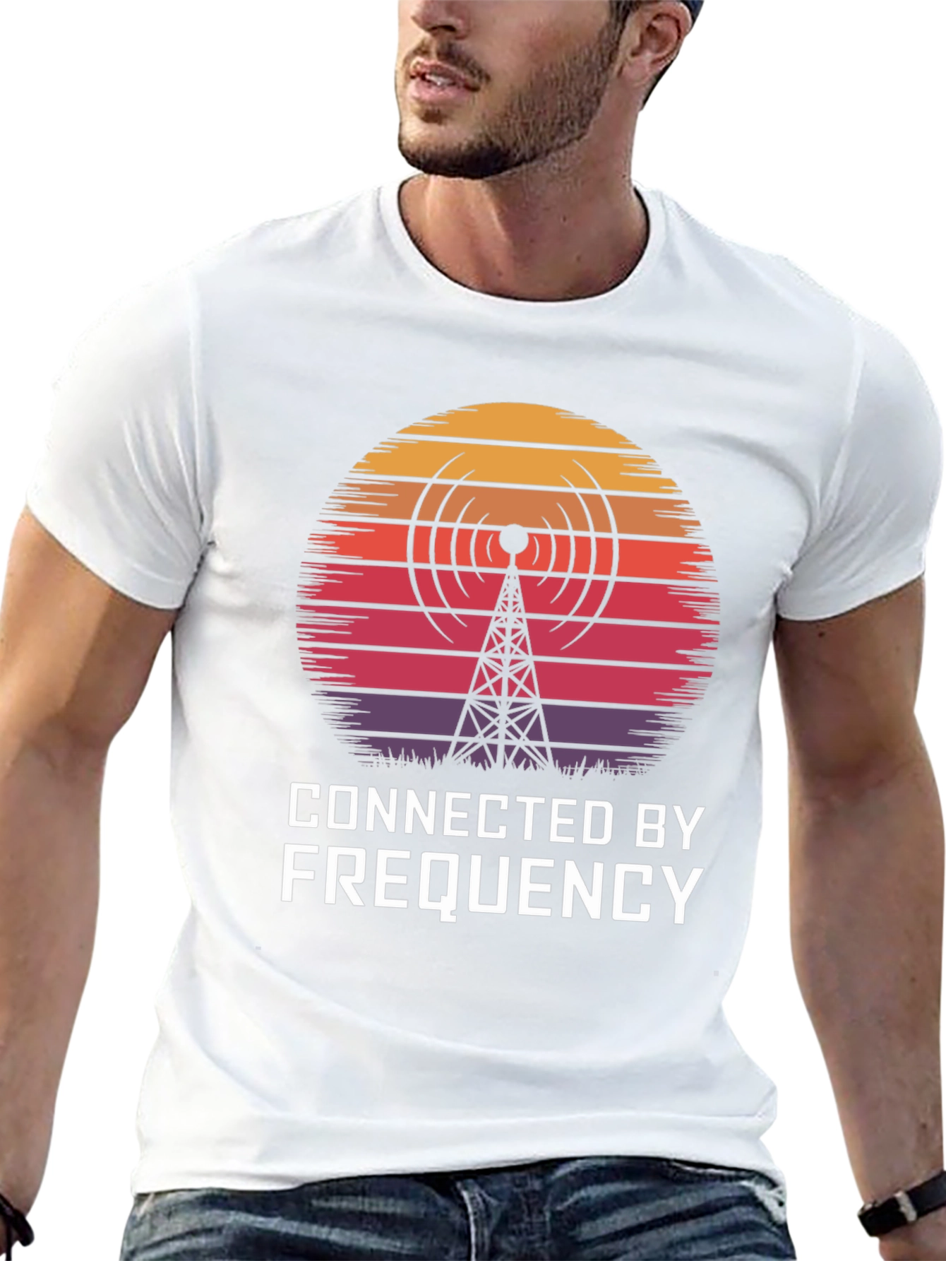 Connected By Frequency Graphic T-Shirt