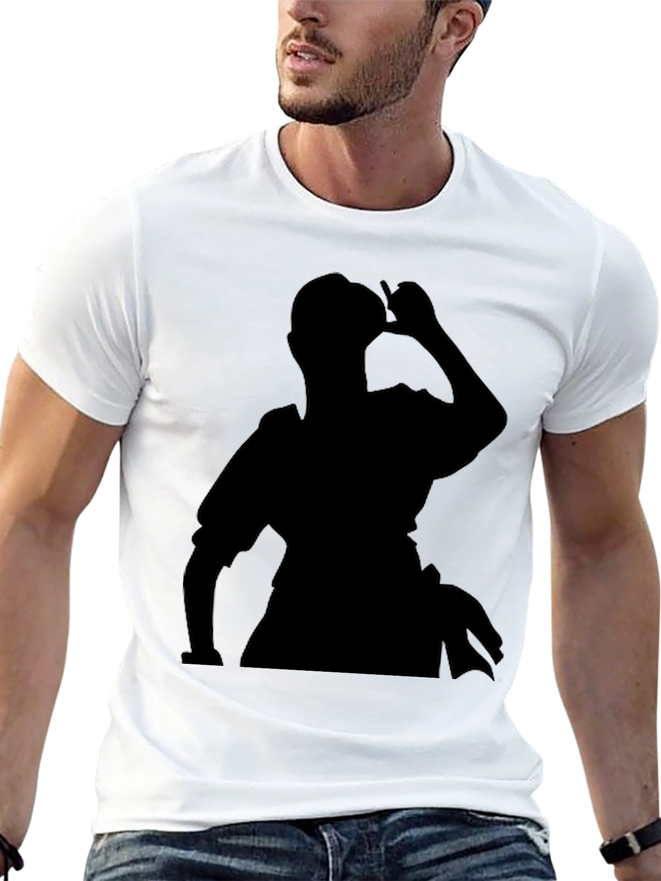 Silhouette Graphic Black T-Shirt