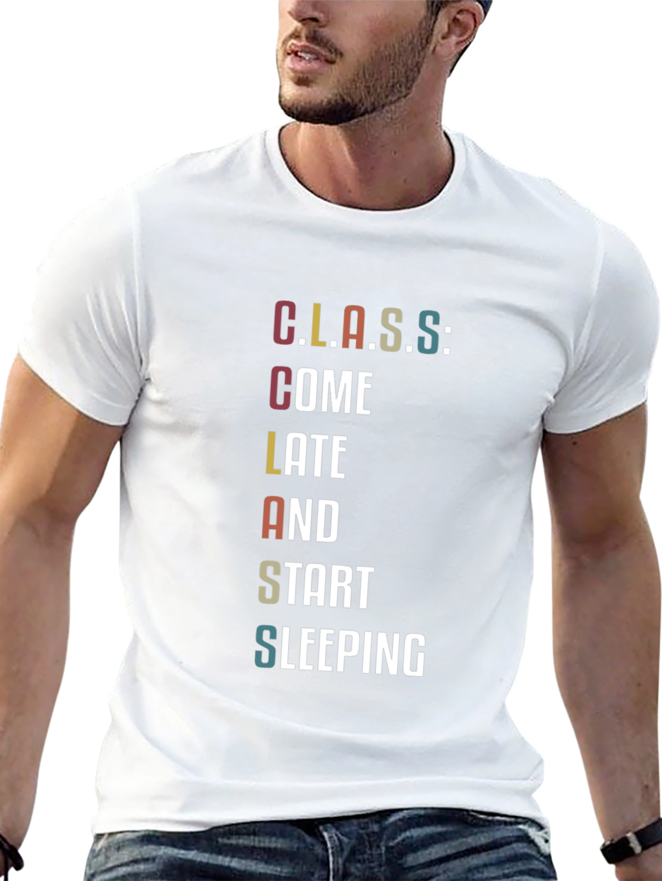 Funny Class Student Black T-Shirt
