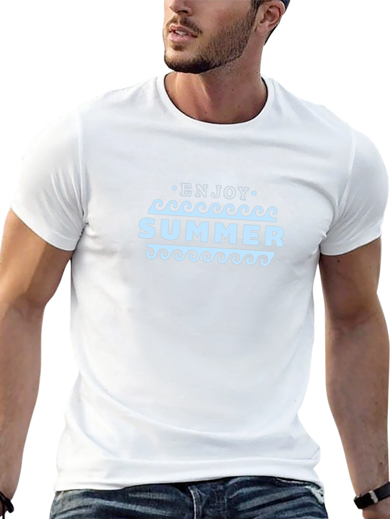 Enjoy Summer Black T-Shirt