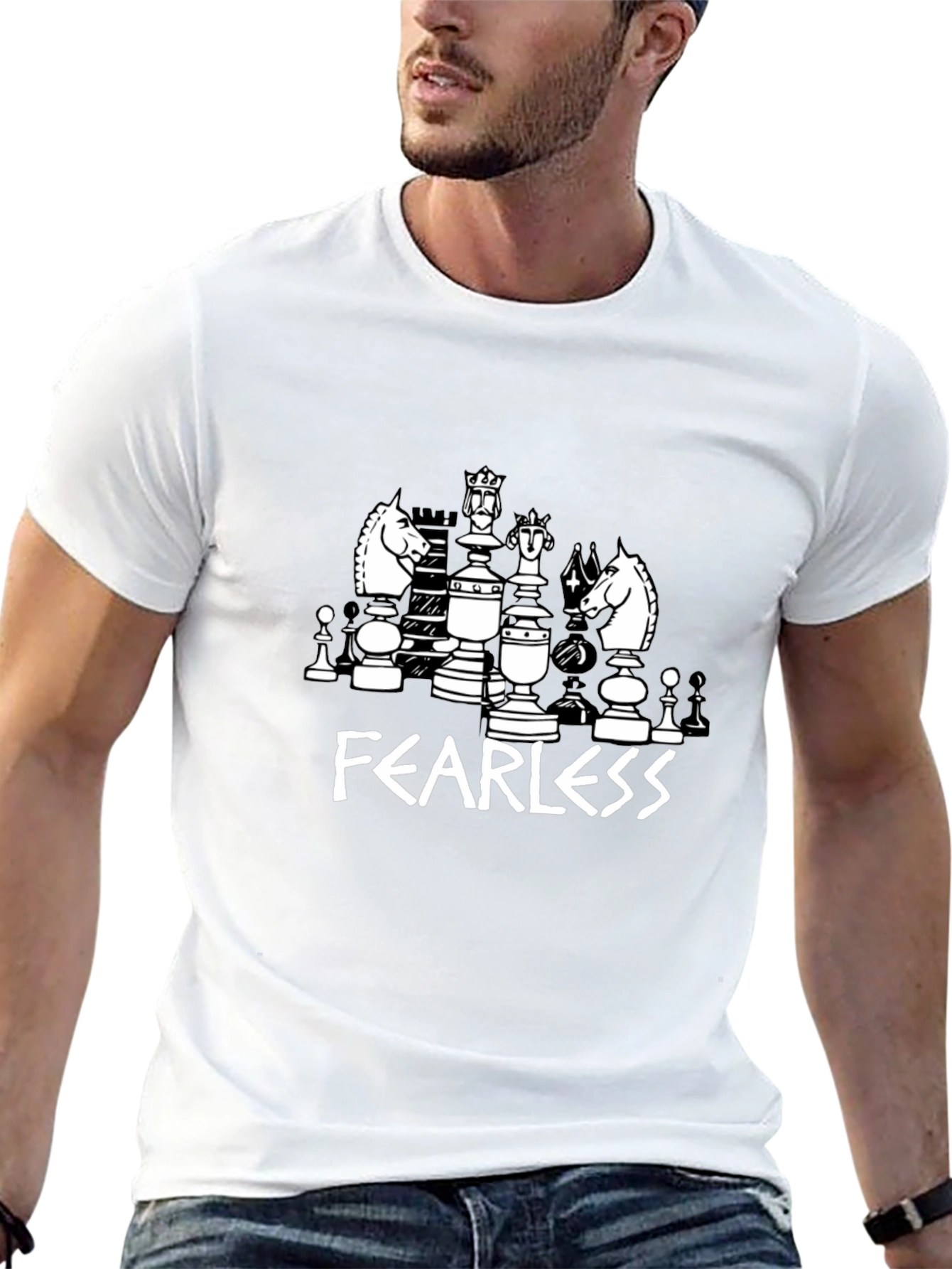 Fearless Chess T-Shirt - Stylish & Bold Design