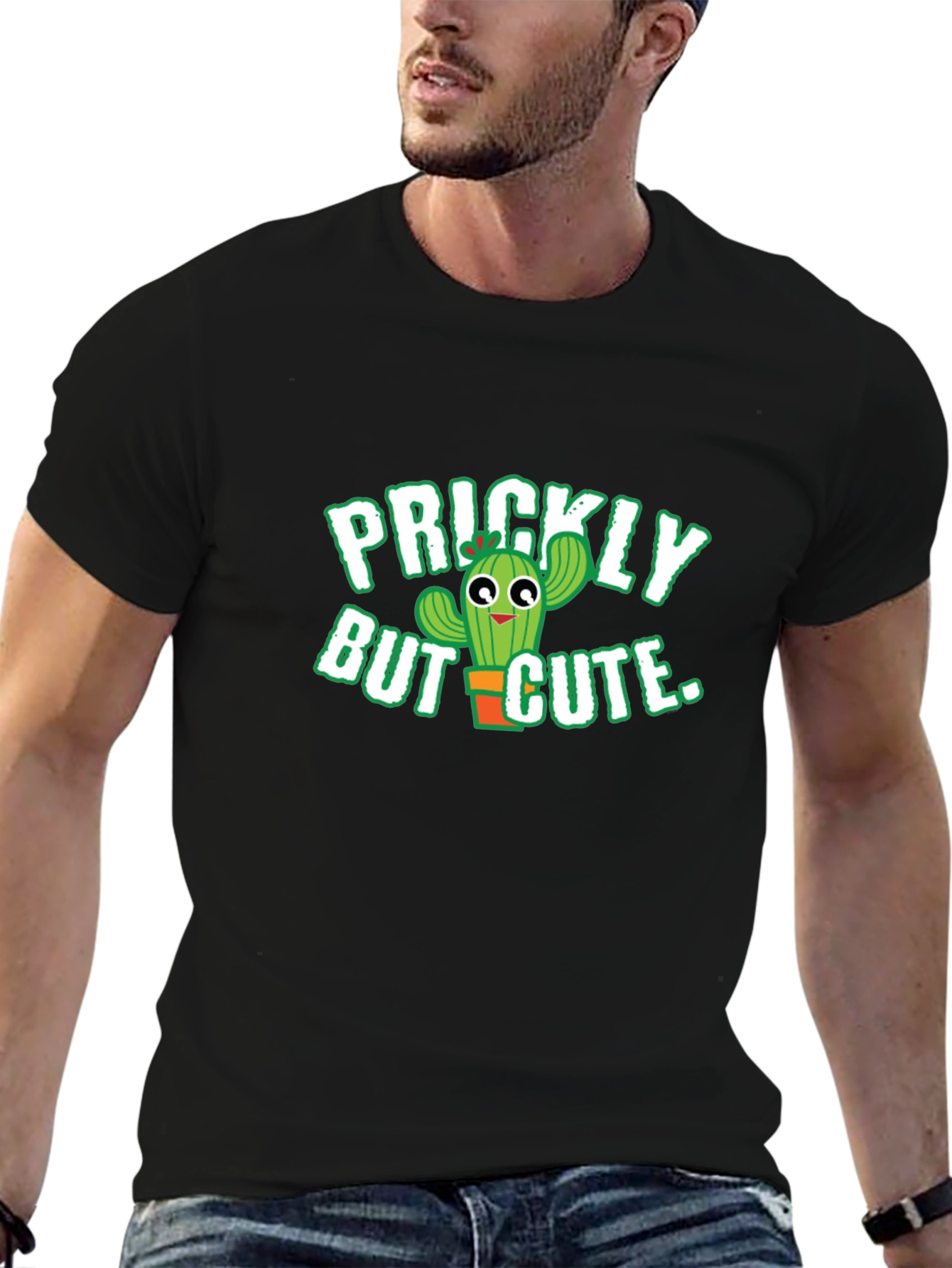 Prickly But Cute T-Shirt - Funny Cactus Graphic Tee