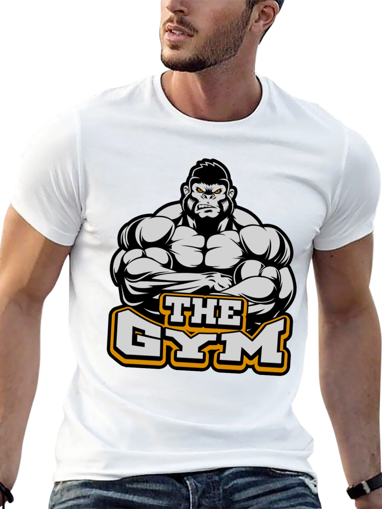 The Gym Gorilla T-Shirt - Fitness Apparel
