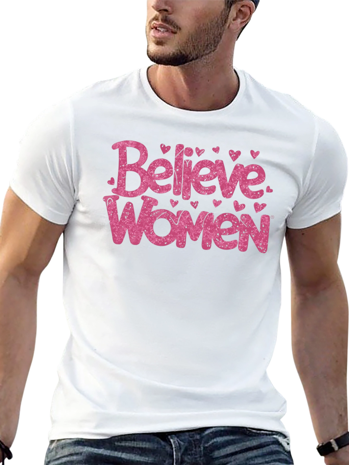 Believe Women Graphic Tee - Empowering Message