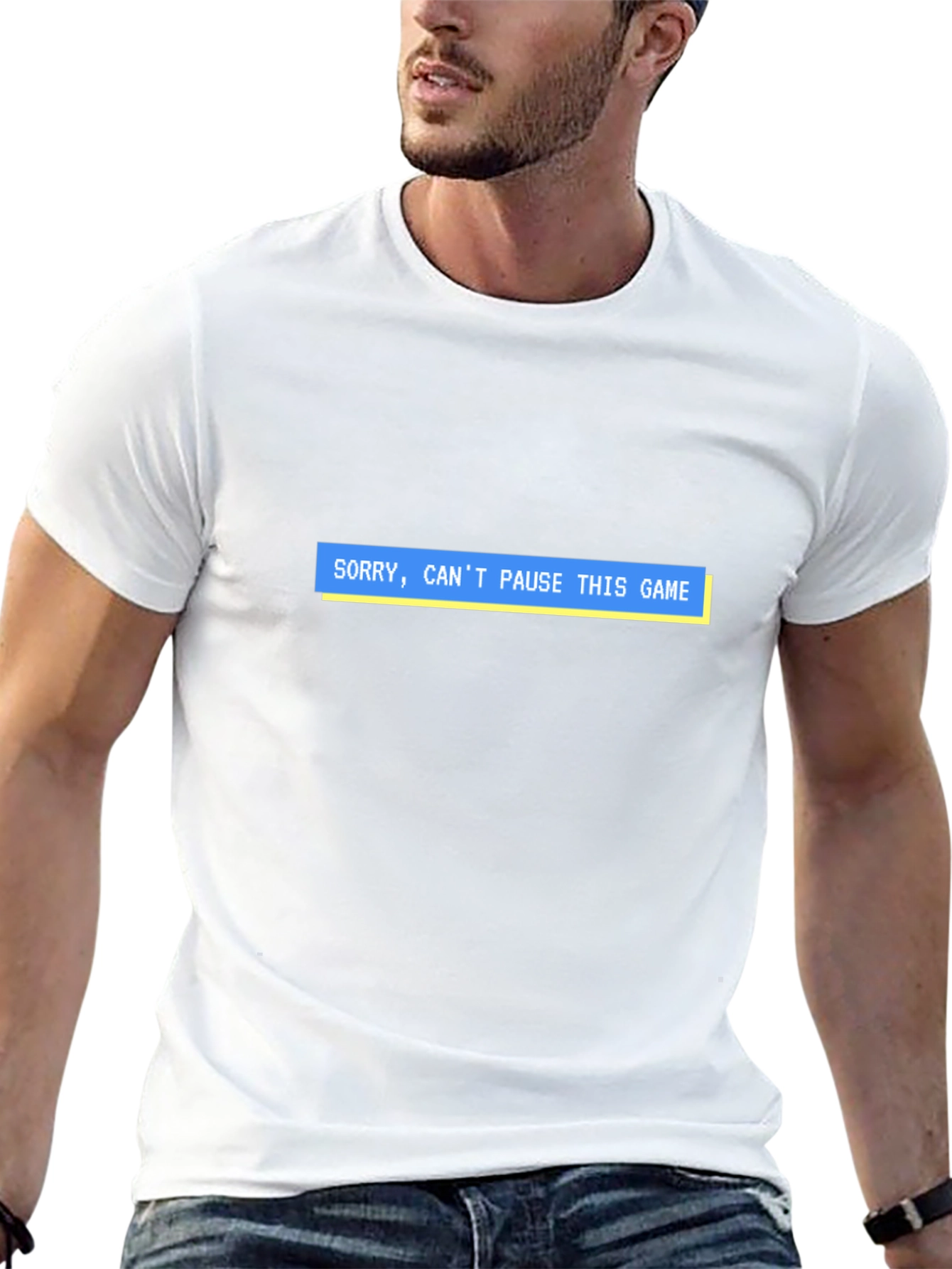 Sorry Cant Pause This Game T-Shirt