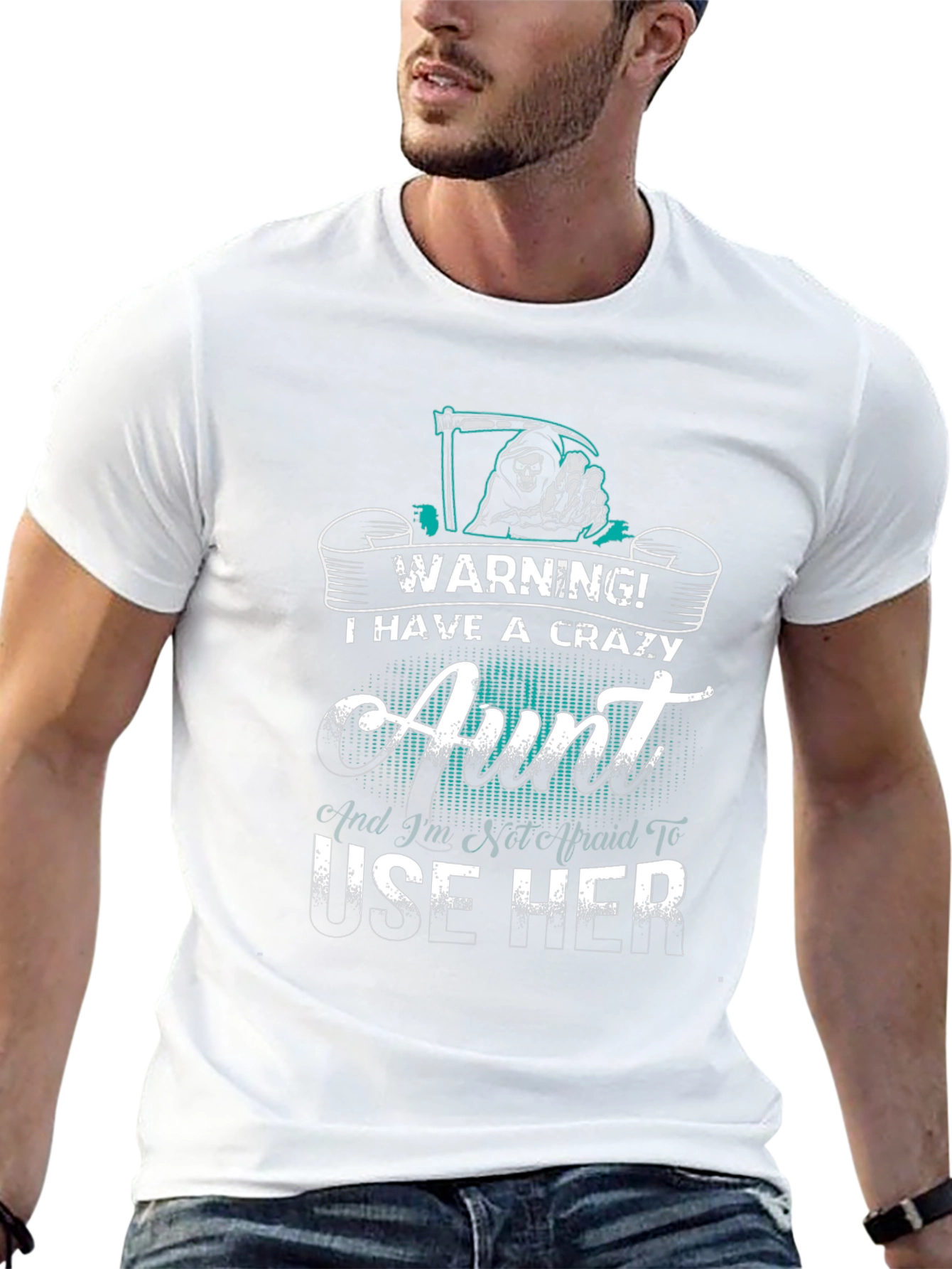 Crazy Aunt Warning Graphic Tee - Unisex
