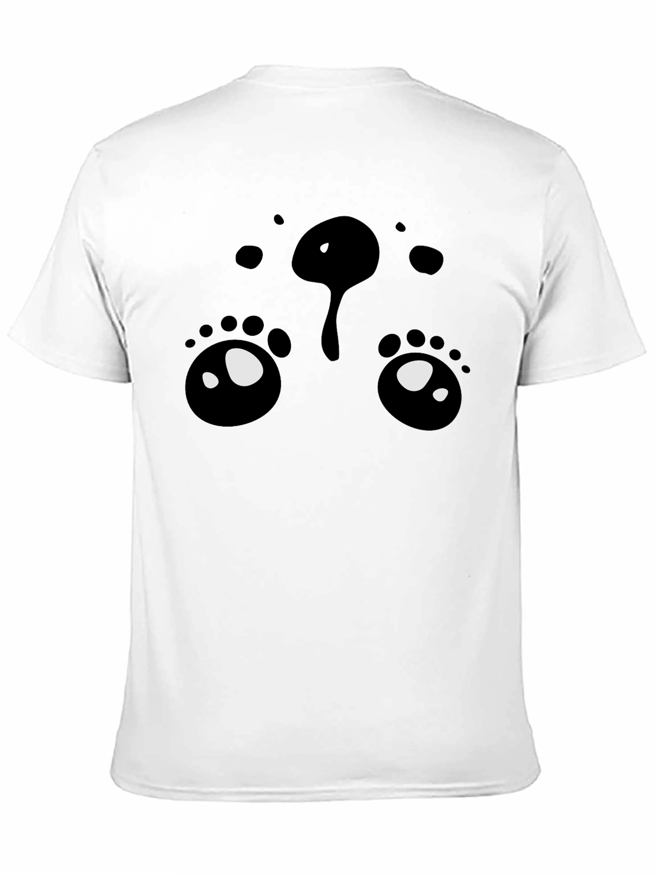 Crying Face Graphic Print Tee - Black