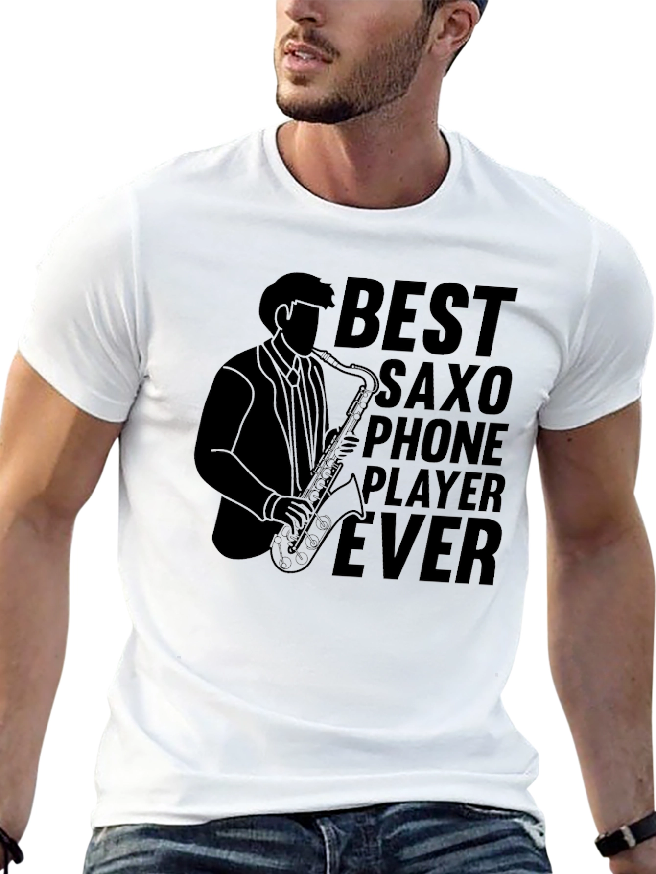 Best Saxophone Player Ever Black T-Shirt