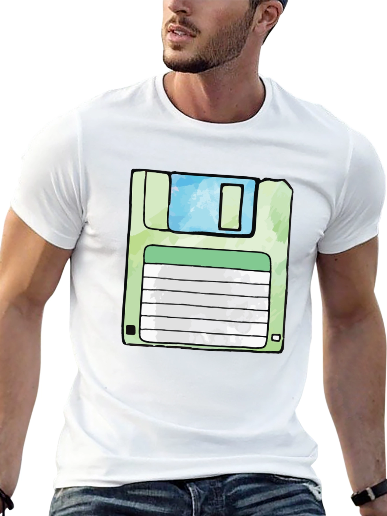 Retro Floppy Disk T-Shirt