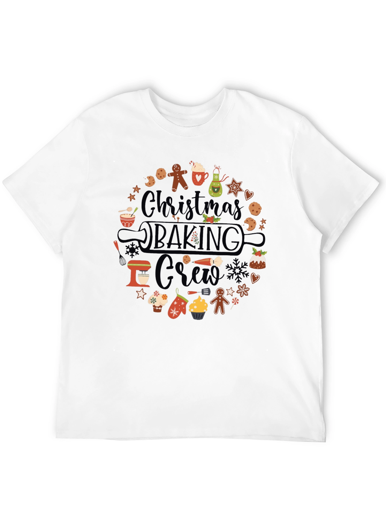 Christmas Baking Crew Graphic T-Shirt