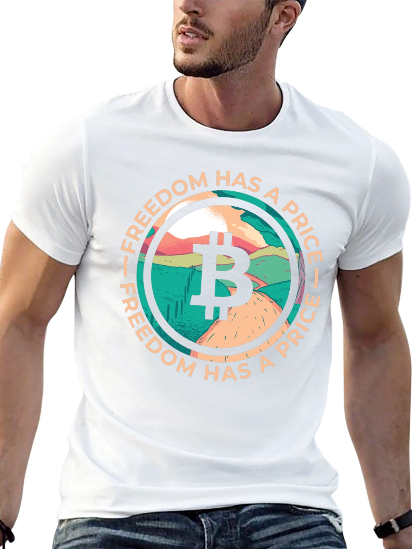 Bitcoin Freedom T-Shirt: Crypto Fashion