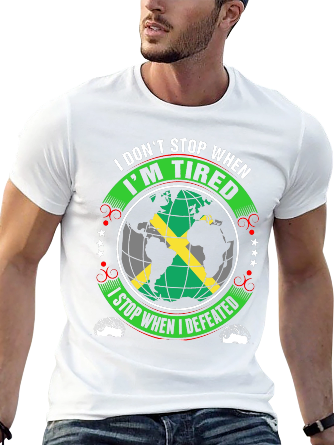 Jamaica Flag Motivational T-Shirt