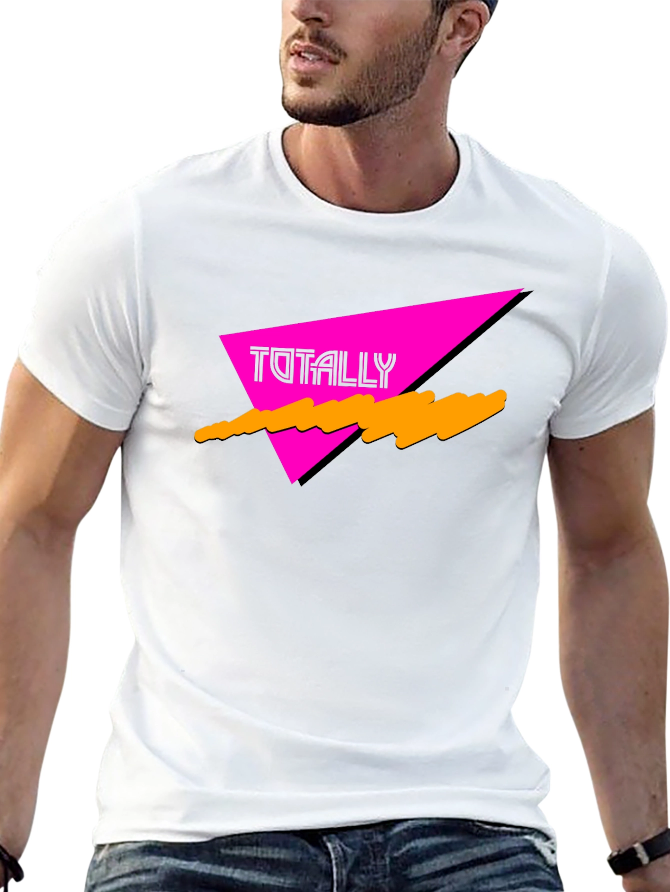 Totally 80s Retro Graphic Tee - Black