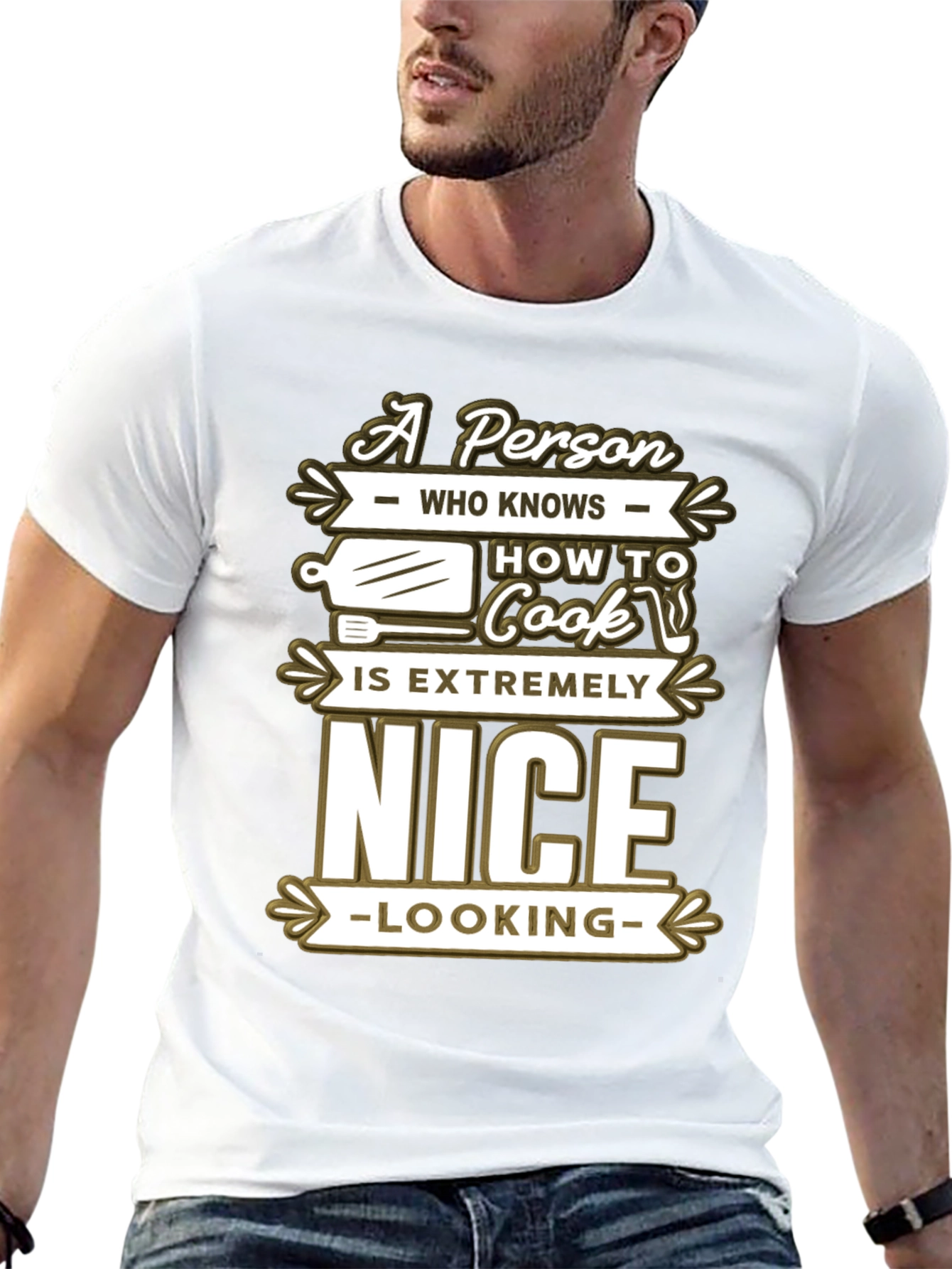Funny Cooking Lover T-Shirt Nice Looking Chef Cook Gift