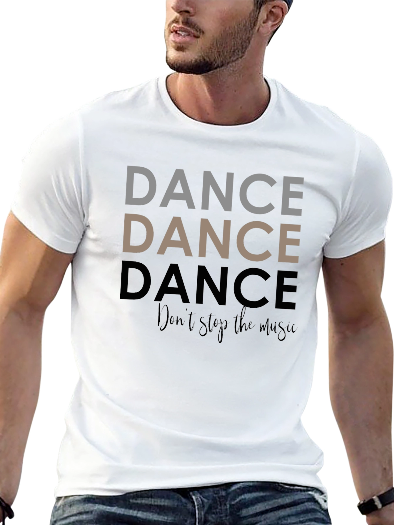 Dance Graphic Tee - Dont Stop the Music Shirt