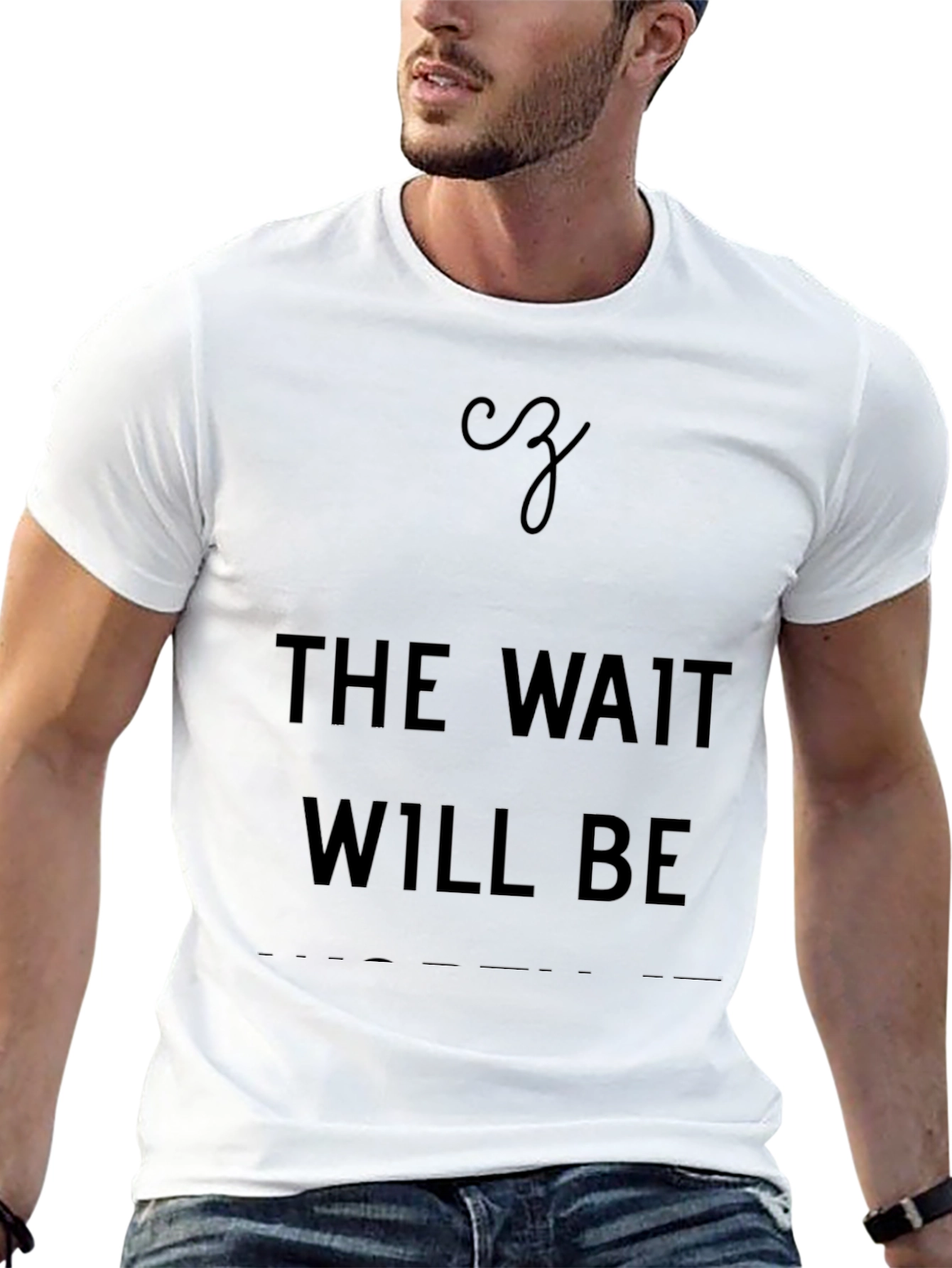 The Wait Will Be Over Graphic Tee - Black
