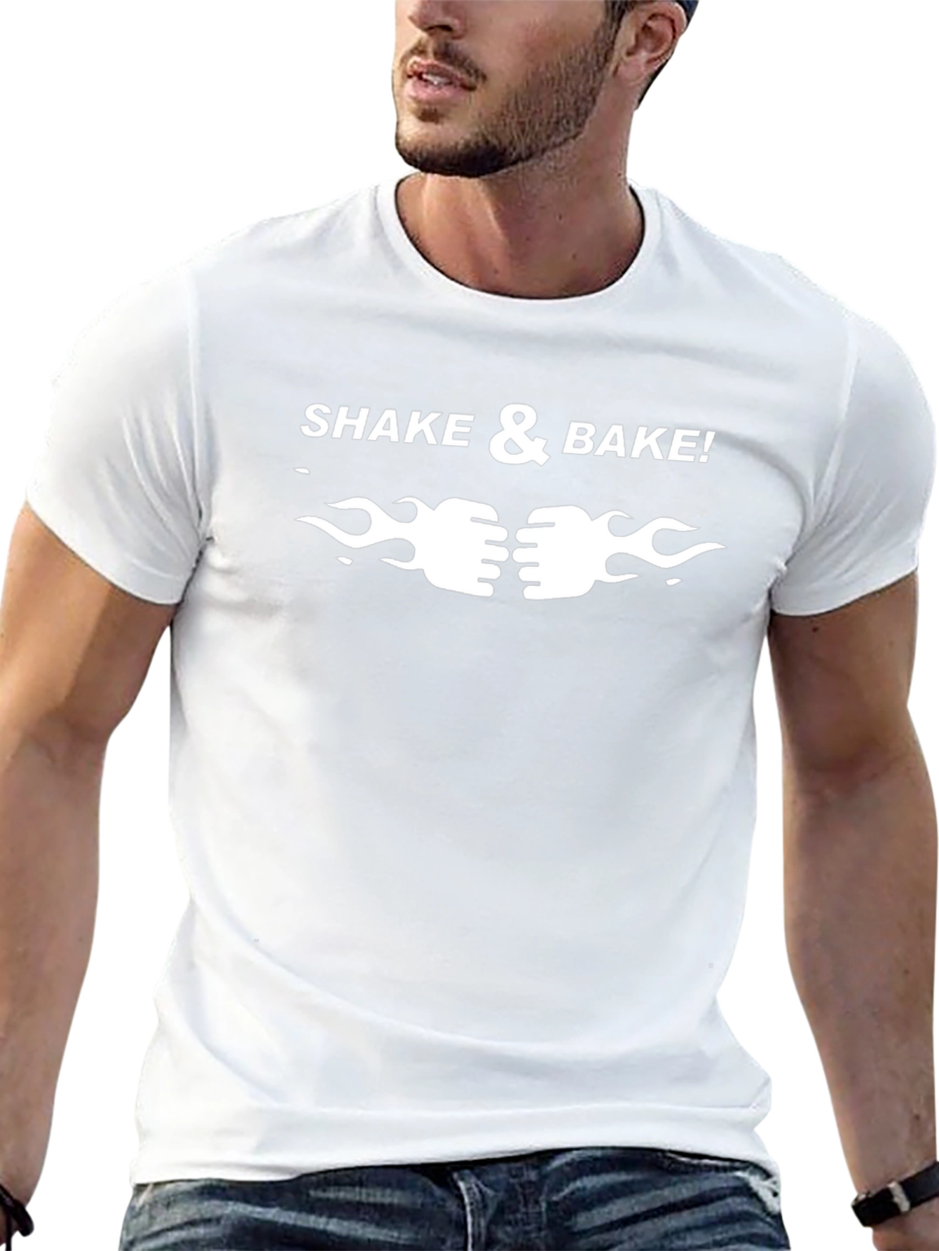 Shake & Bake Graphic Tee - Classic Comedy Shirt