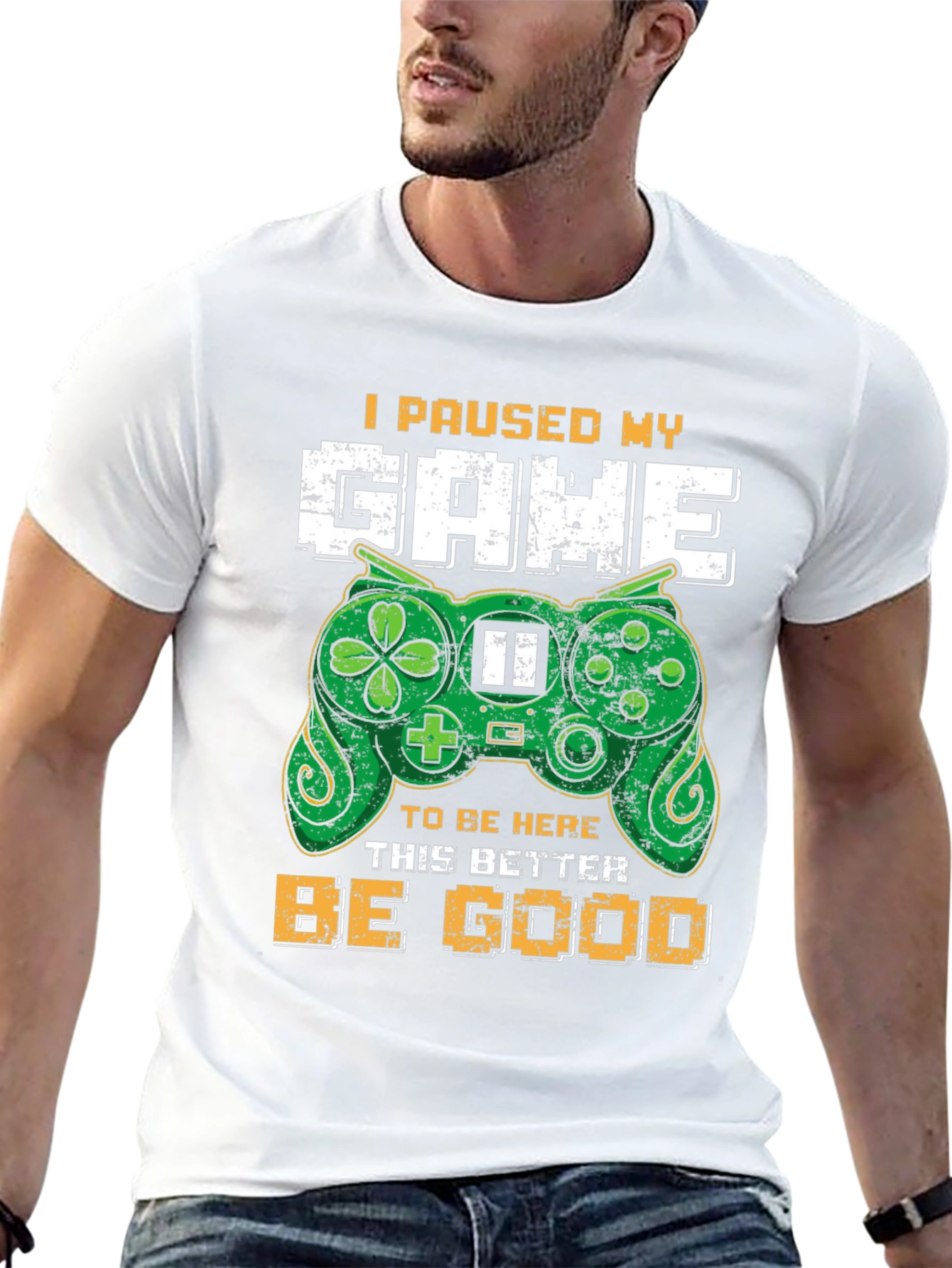 Gamer T-Shirt - I Paused My Game Funny Tee