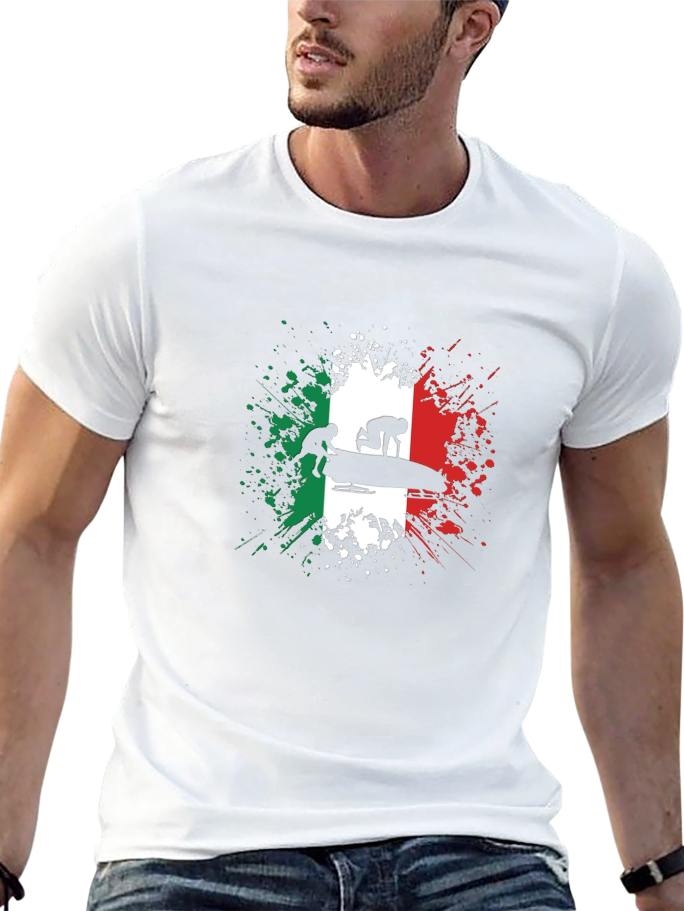 Italy Bobsled T-Shirt - Italian Pride