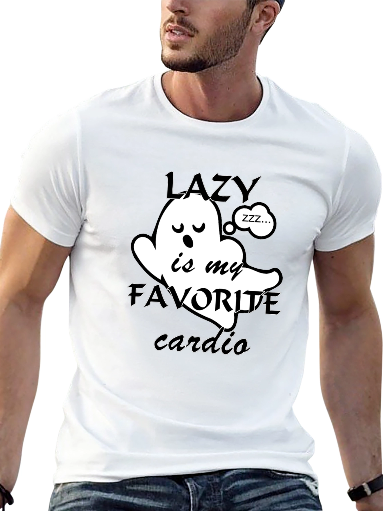 Lazy is My Favorite Cardio Graphic Tee