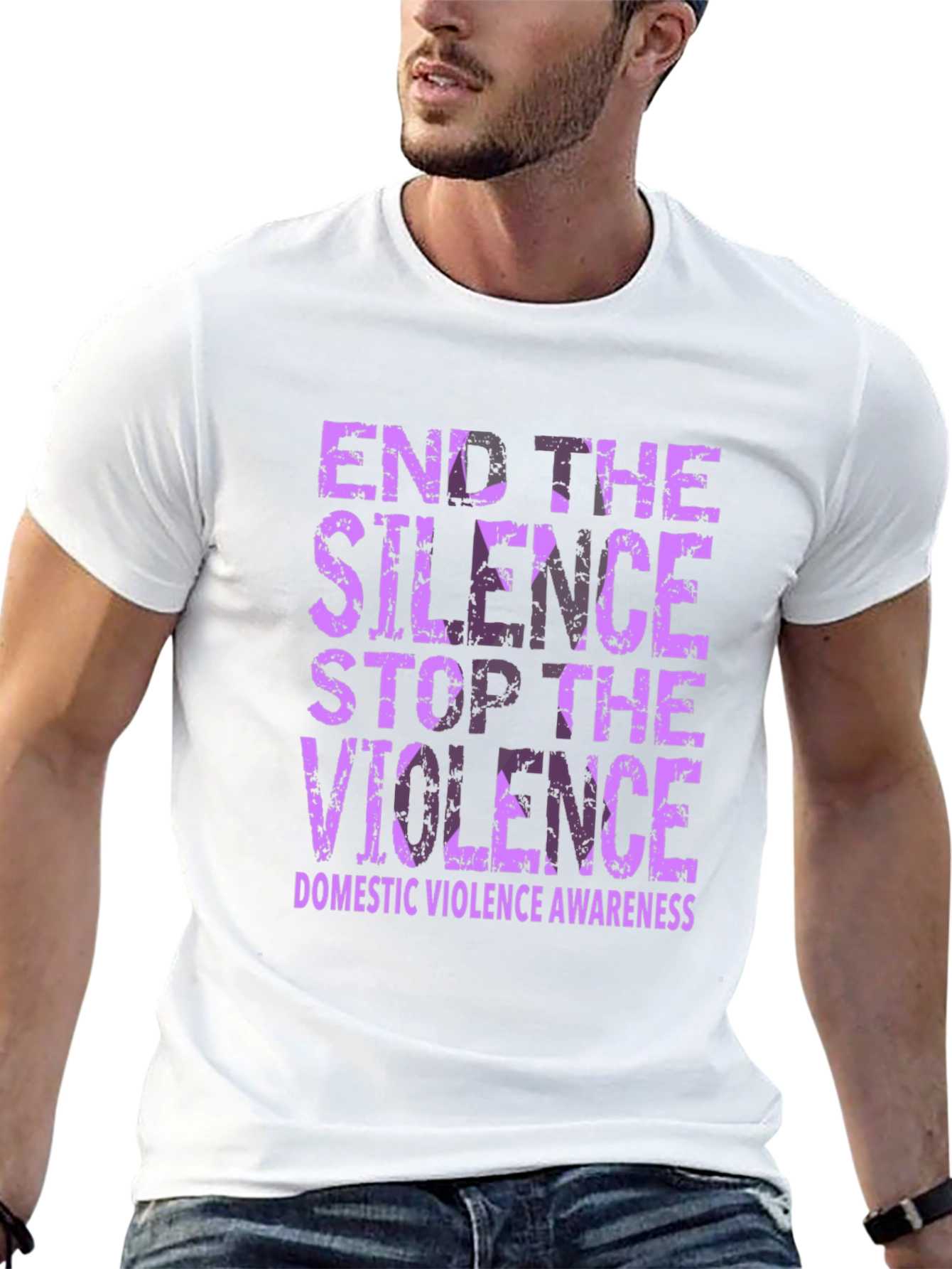 End The Silence Domestic Violence Awareness T-Shirt