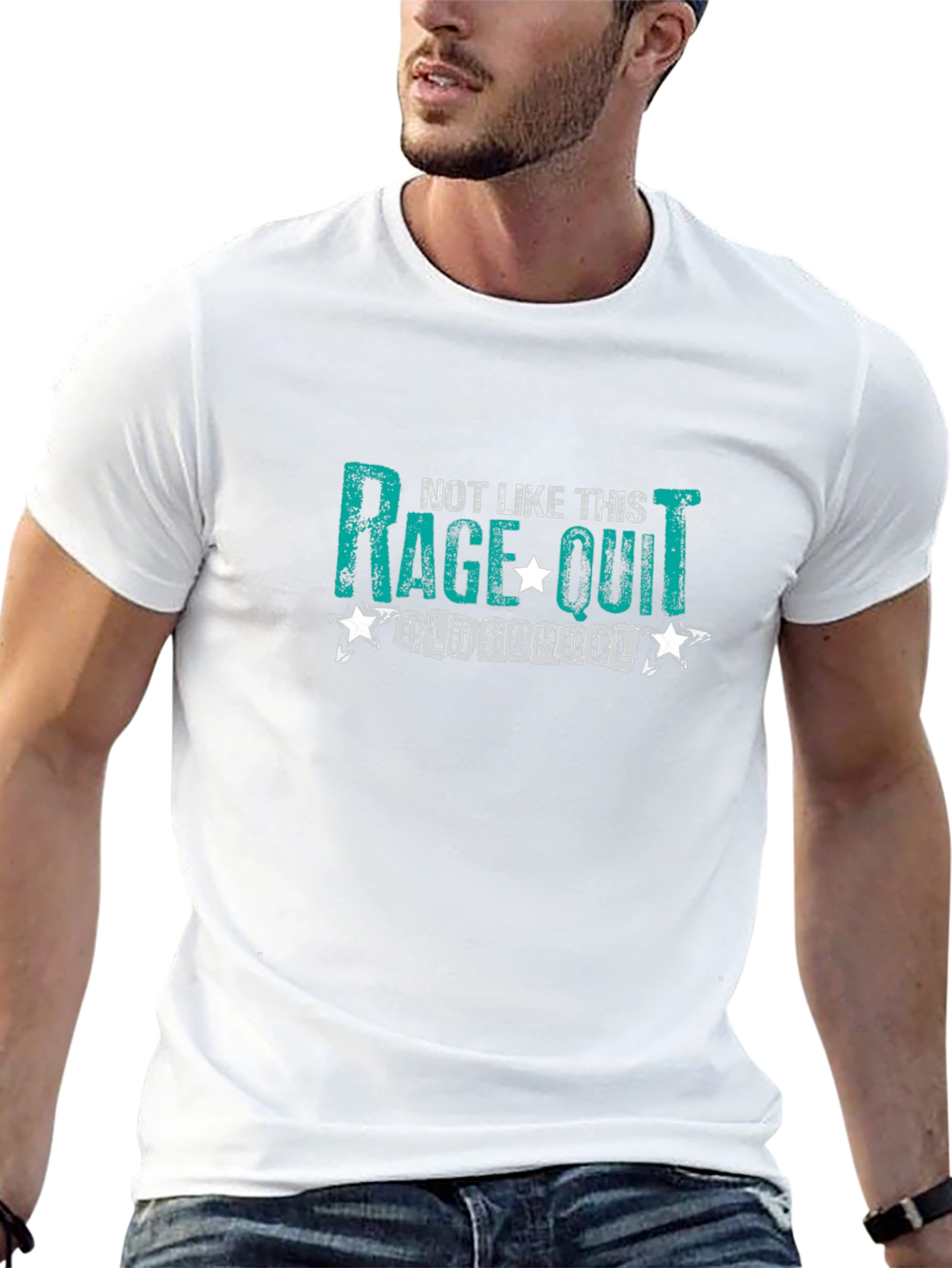 Rage Quit Old School Graphic T-Shirt