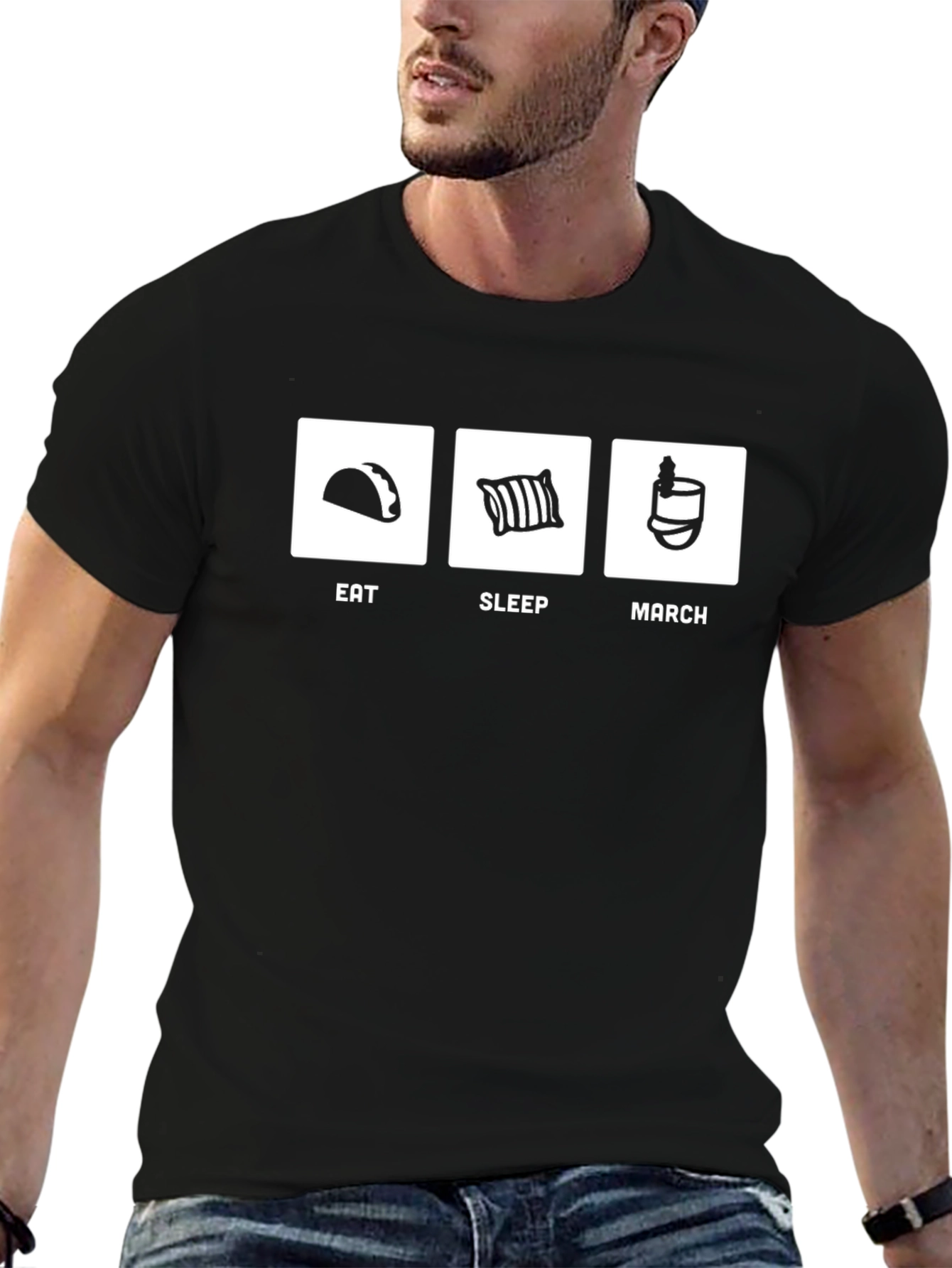 Eat Sleep March Funny T-Shirt