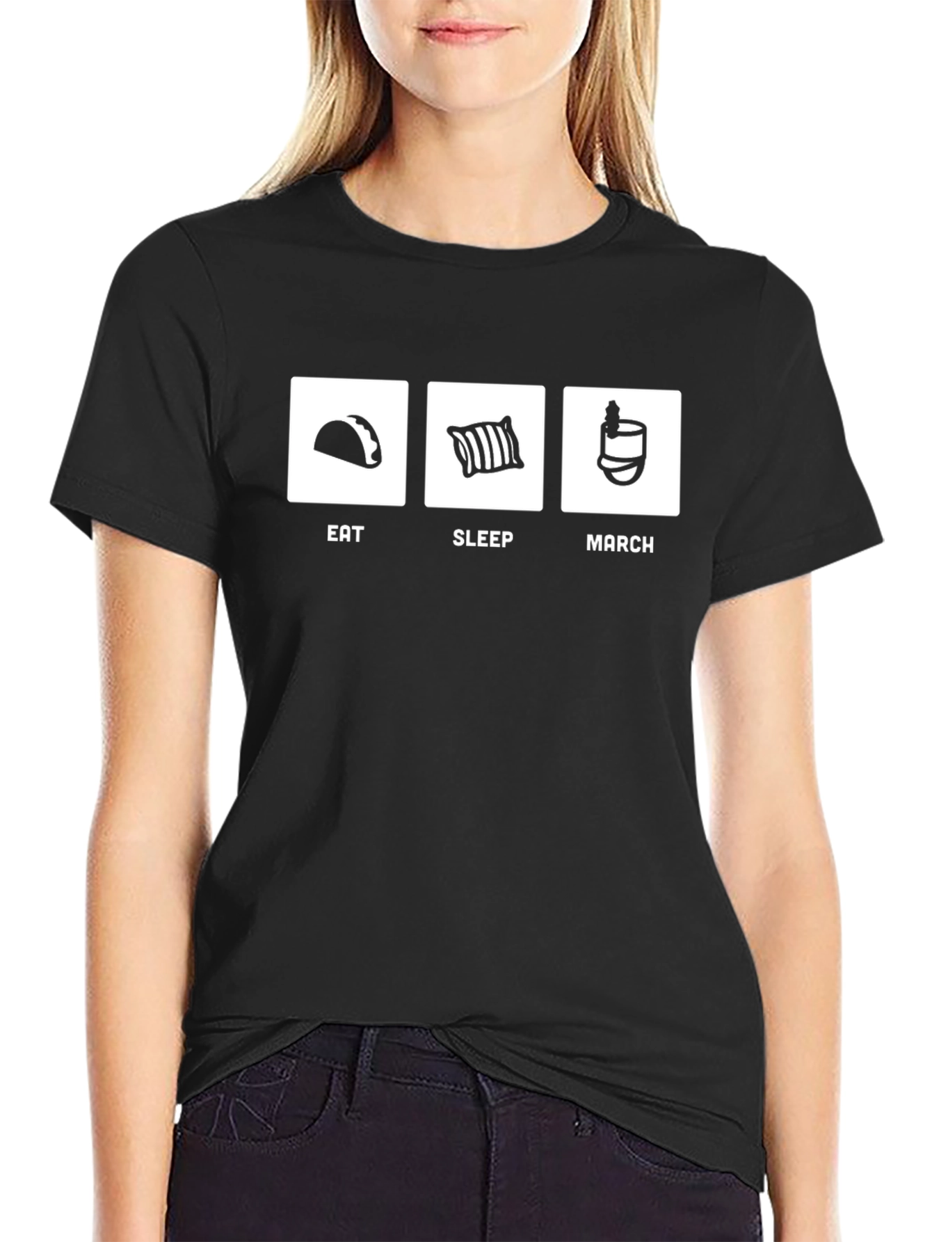 Eat Sleep March Funny T-Shirt