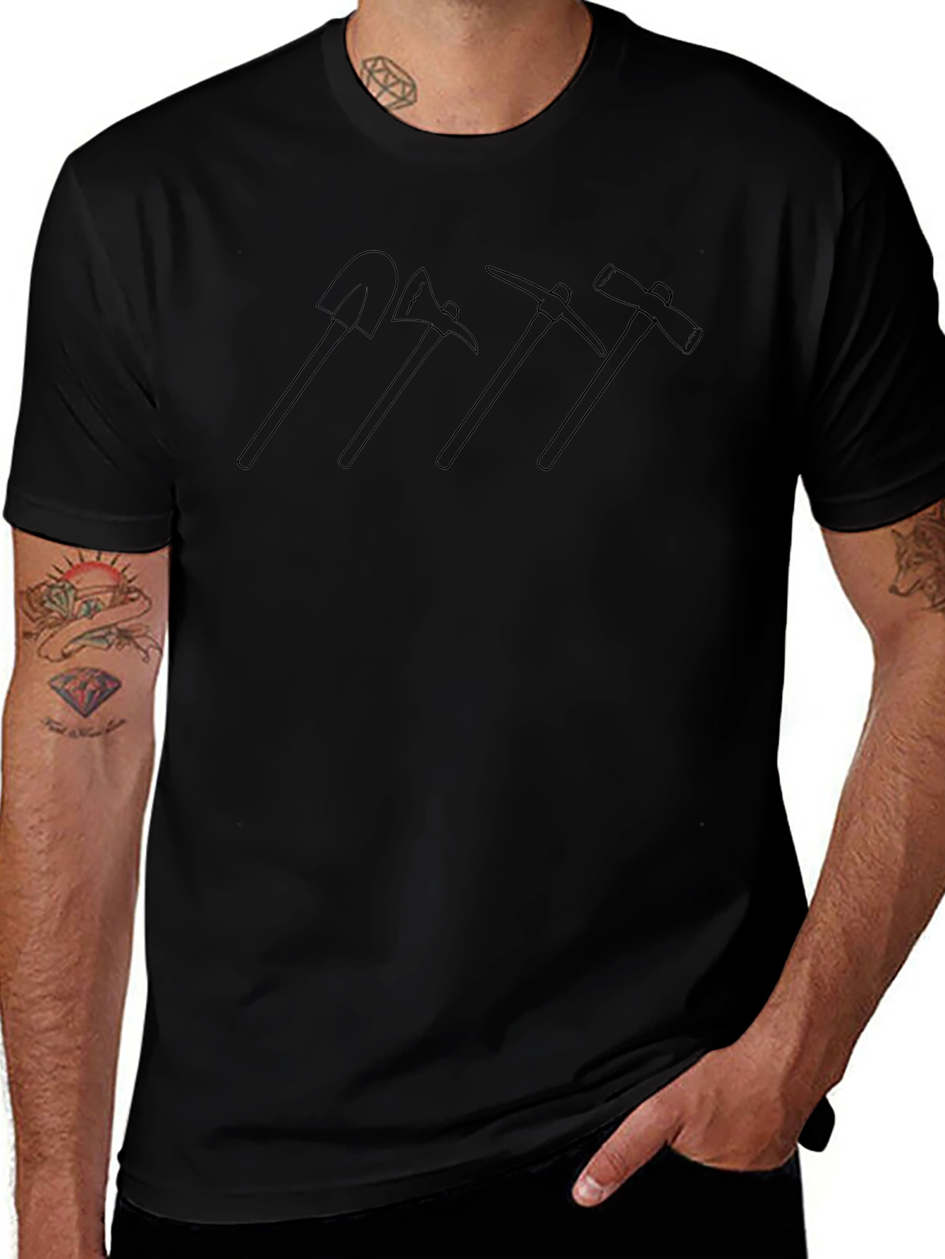 Graphic Tool Tee - Black