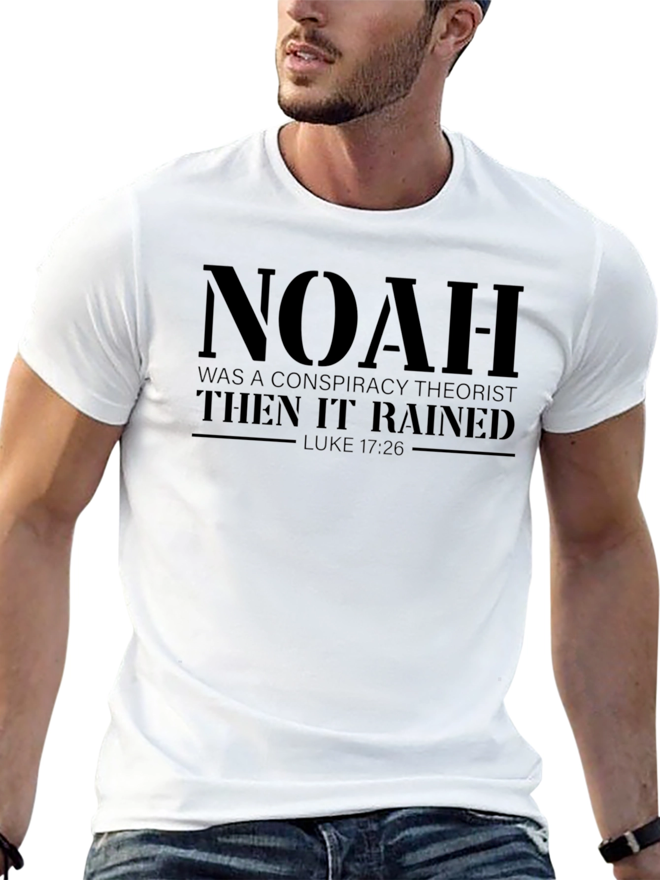 Noah Conspiracy Theorist Black T-Shirt