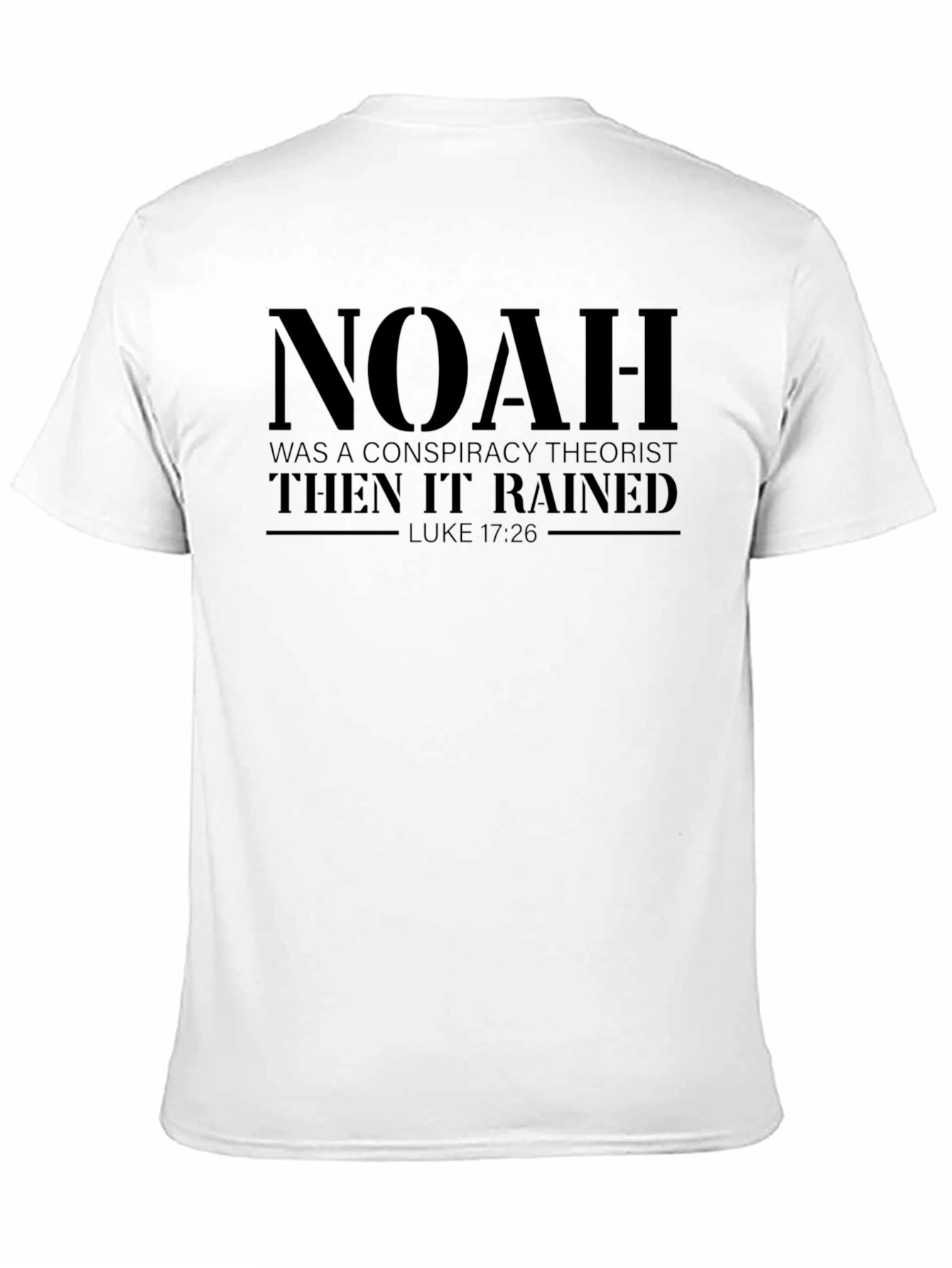 Noah Conspiracy Theorist Black T-Shirt