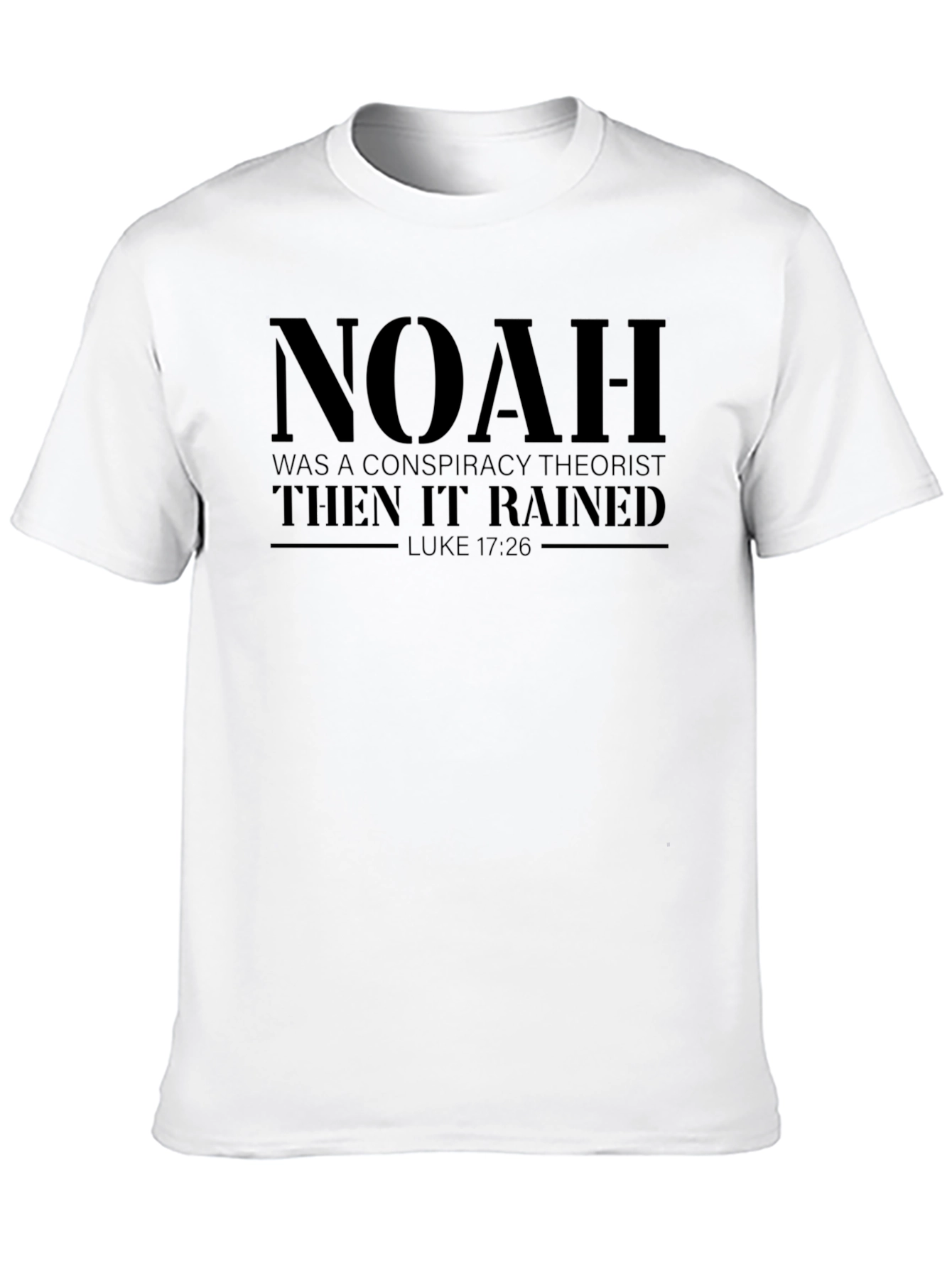 Noah Conspiracy Theorist Black T-Shirt