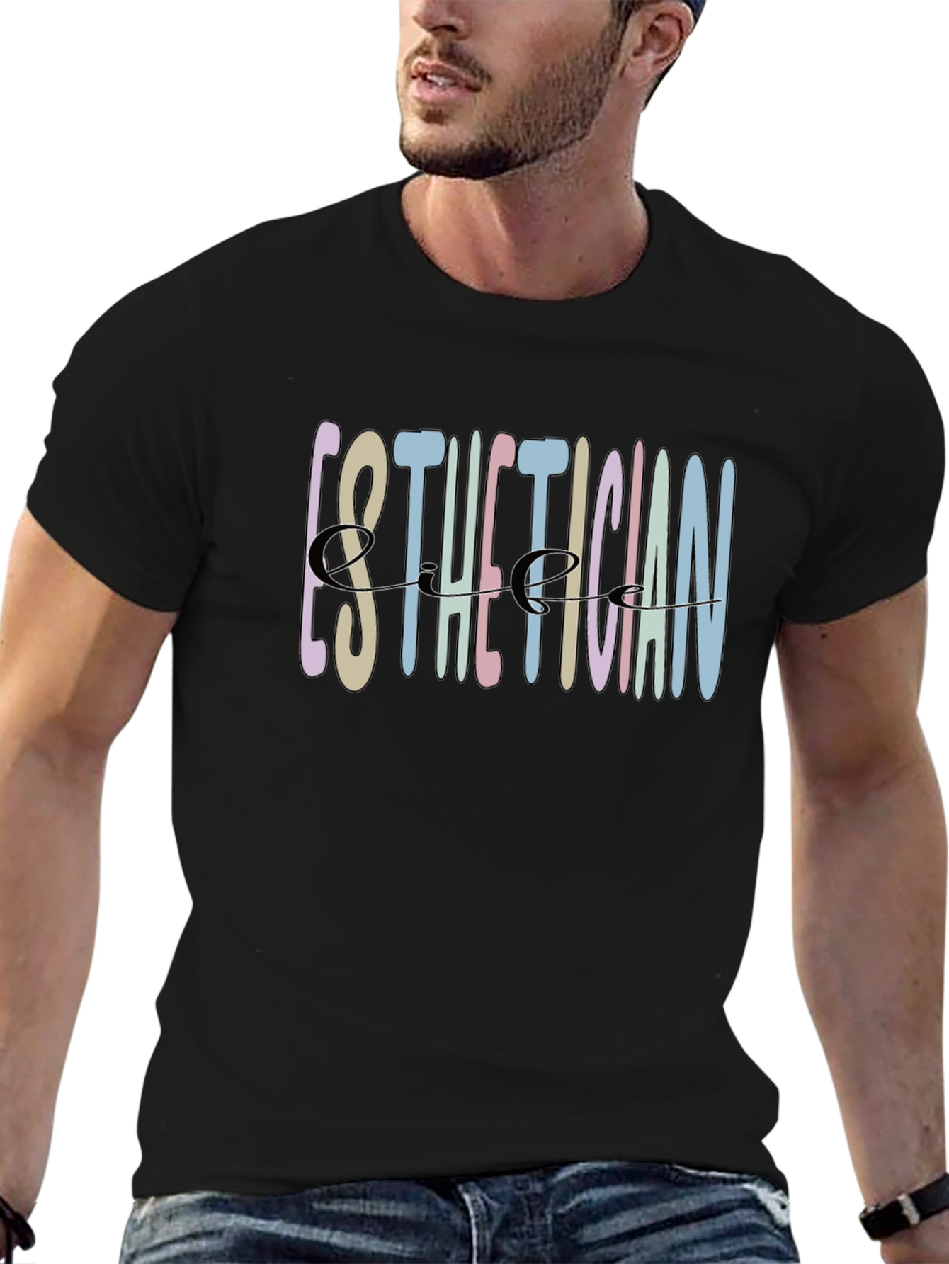 Esthetician Life T-Shirt - Black Cotton Tee