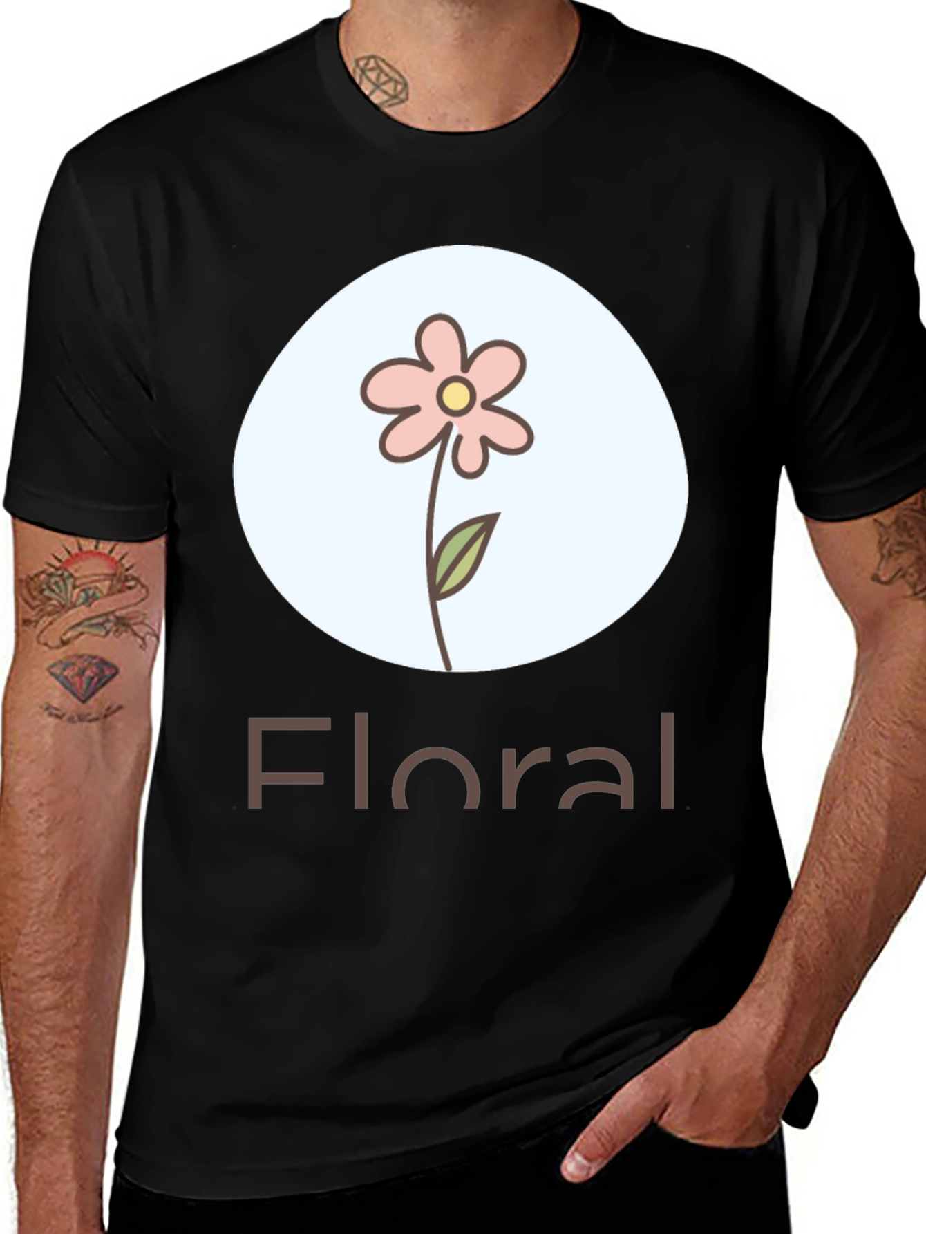 Floral Graphic T-Shirt - Casual Comfort