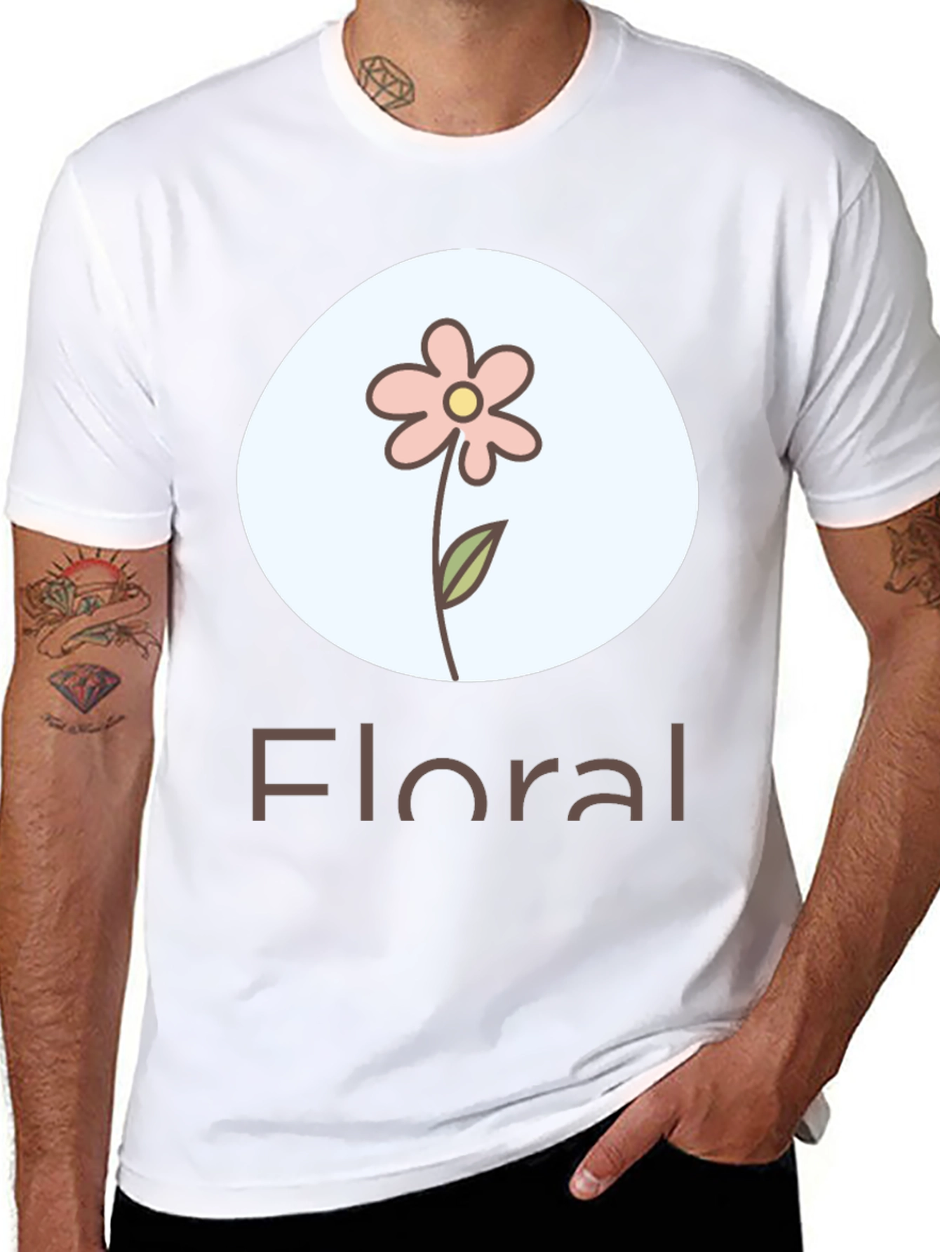 Floral Graphic T-Shirt - Casual Comfort